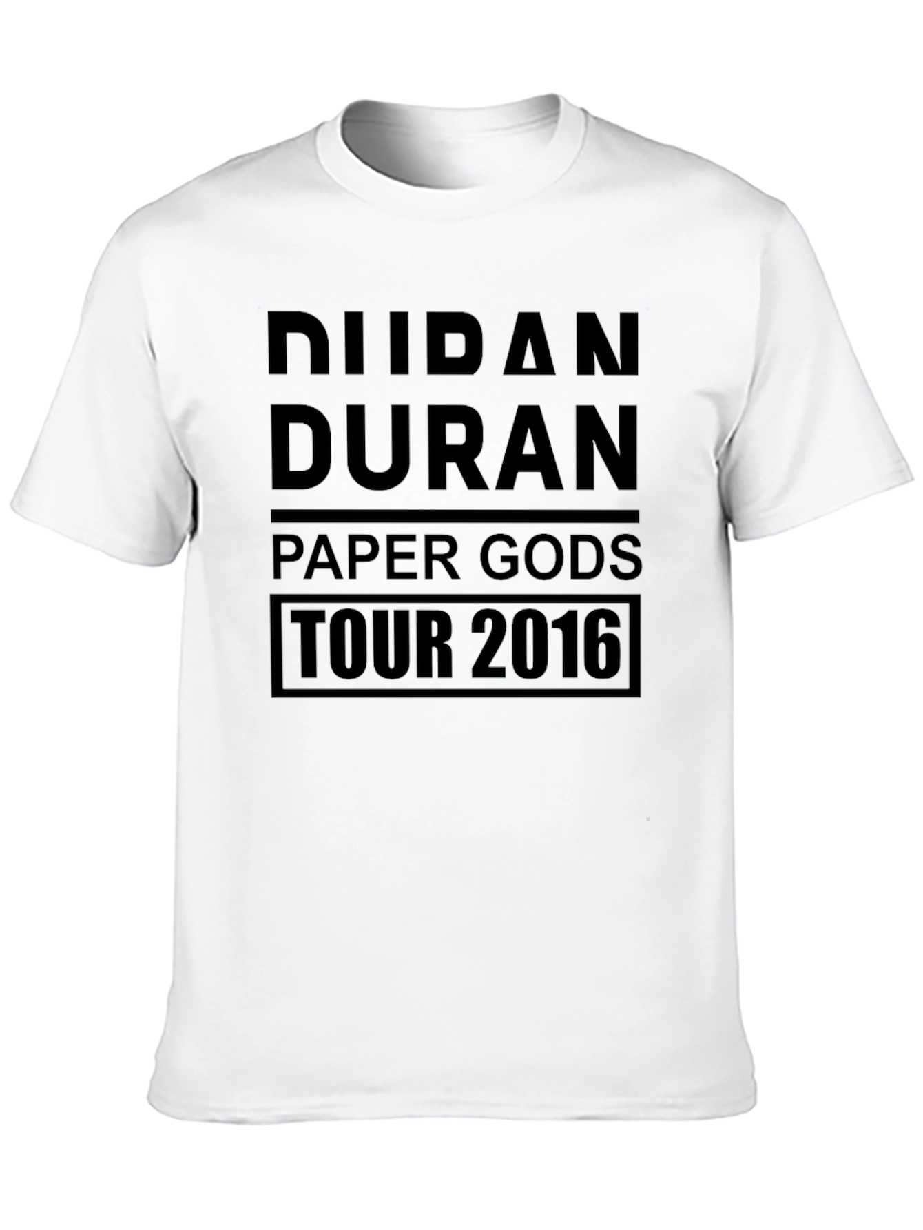 Duran Duran Paper Gods Tour 2016 Black T-Shirt