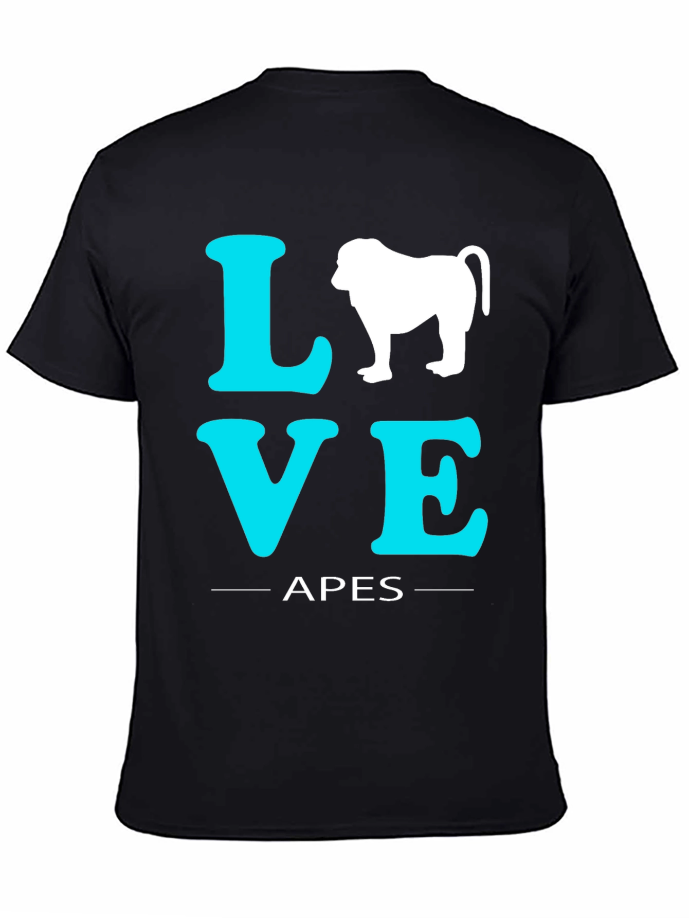 Love Apes Graphic Tee - Cool Monkey T-Shirt