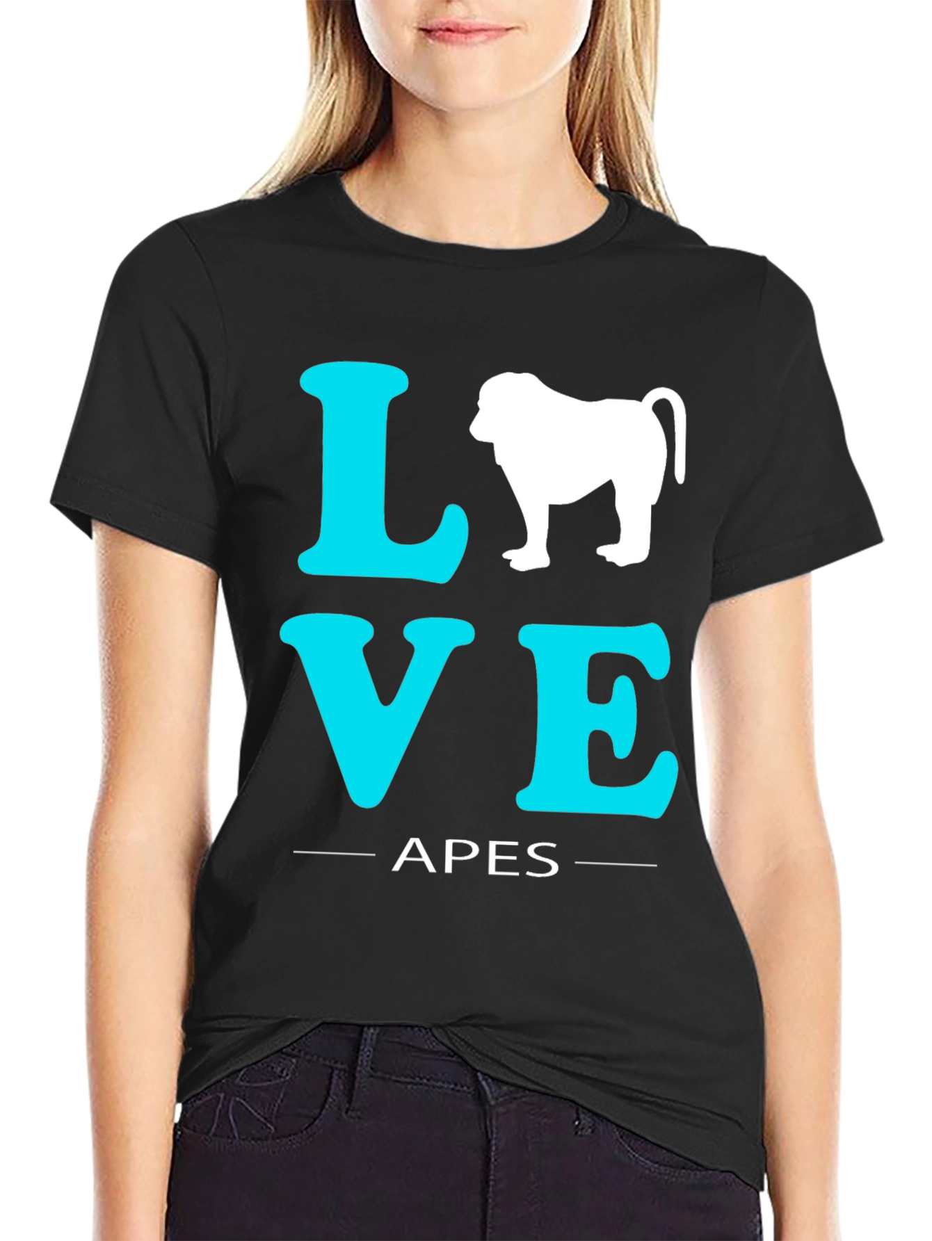 Love Apes Graphic Tee - Cool Monkey T-Shirt
