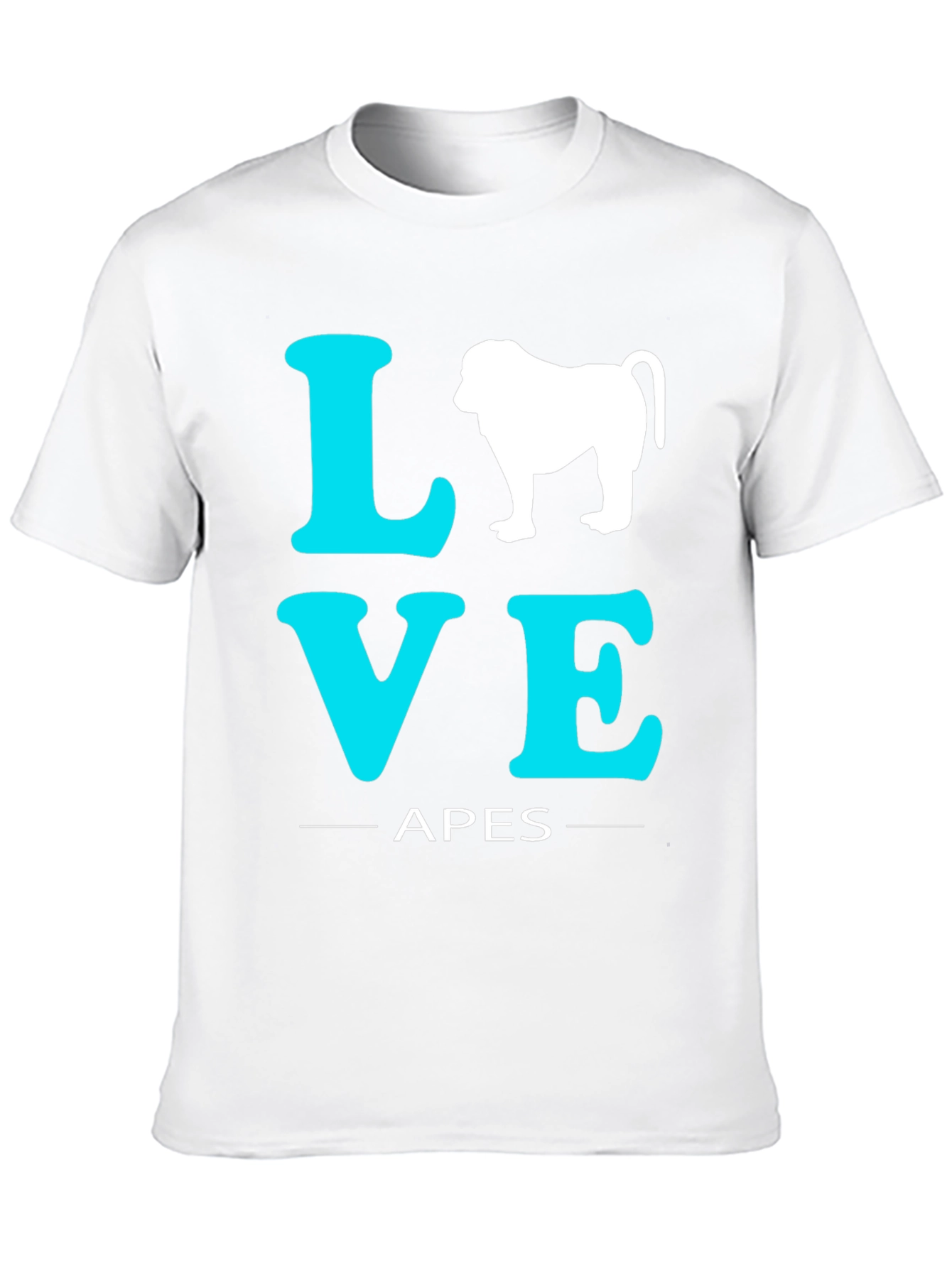 Love Apes Graphic Tee - Cool Monkey T-Shirt