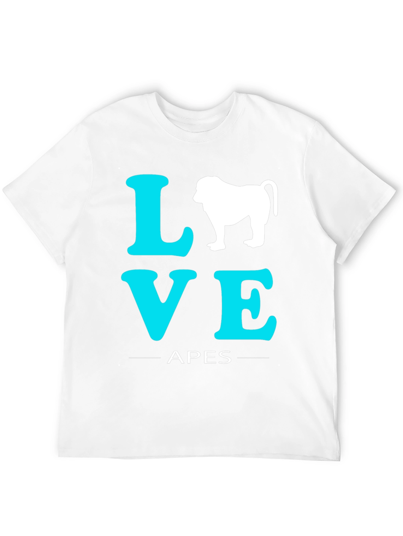 Love Apes Graphic Tee - Cool Monkey T-Shirt