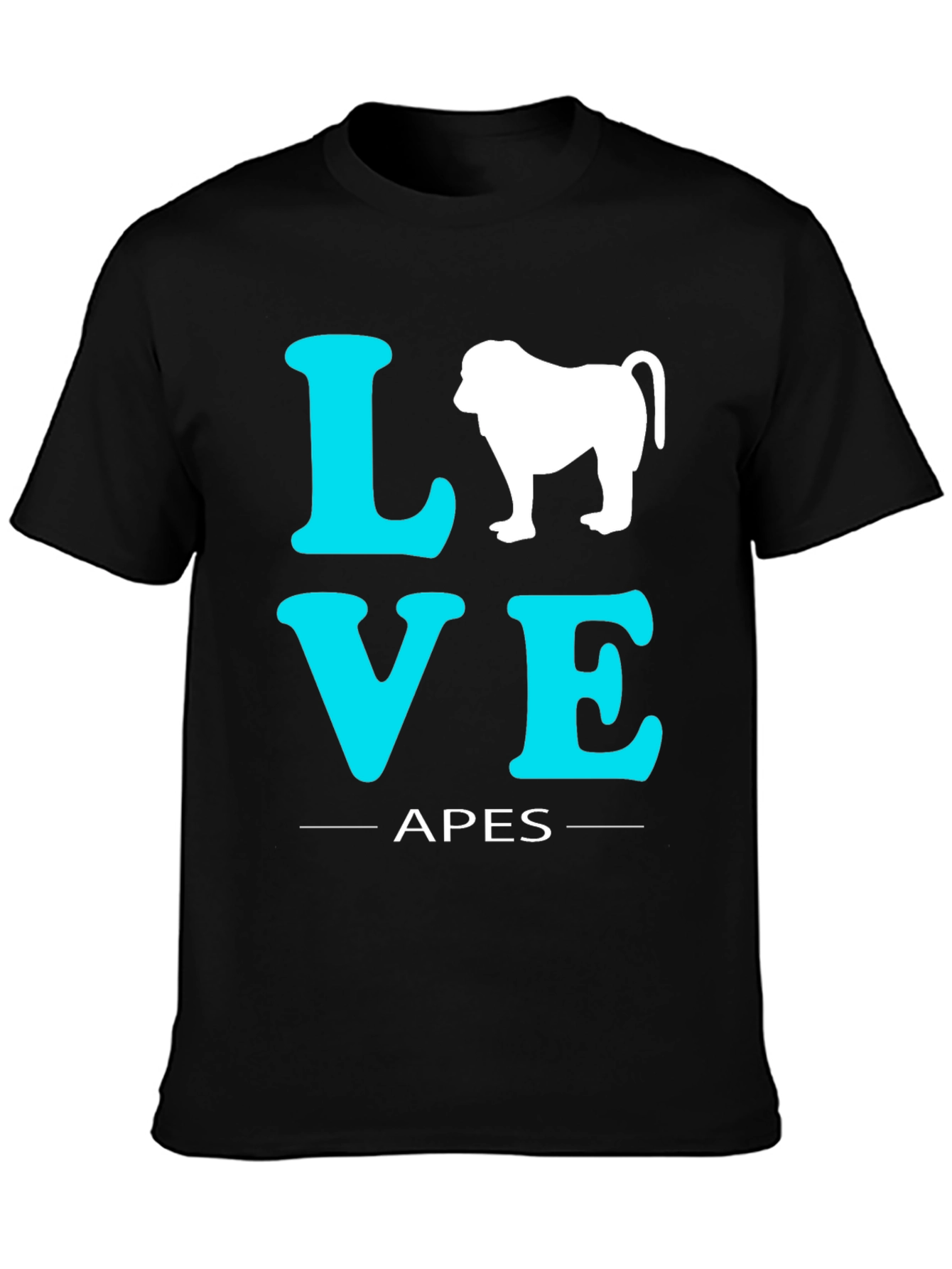 Love Apes Graphic Tee - Cool Monkey T-Shirt
