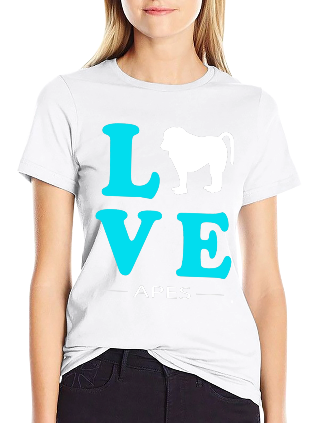 Love Apes Graphic Tee - Cool Monkey T-Shirt