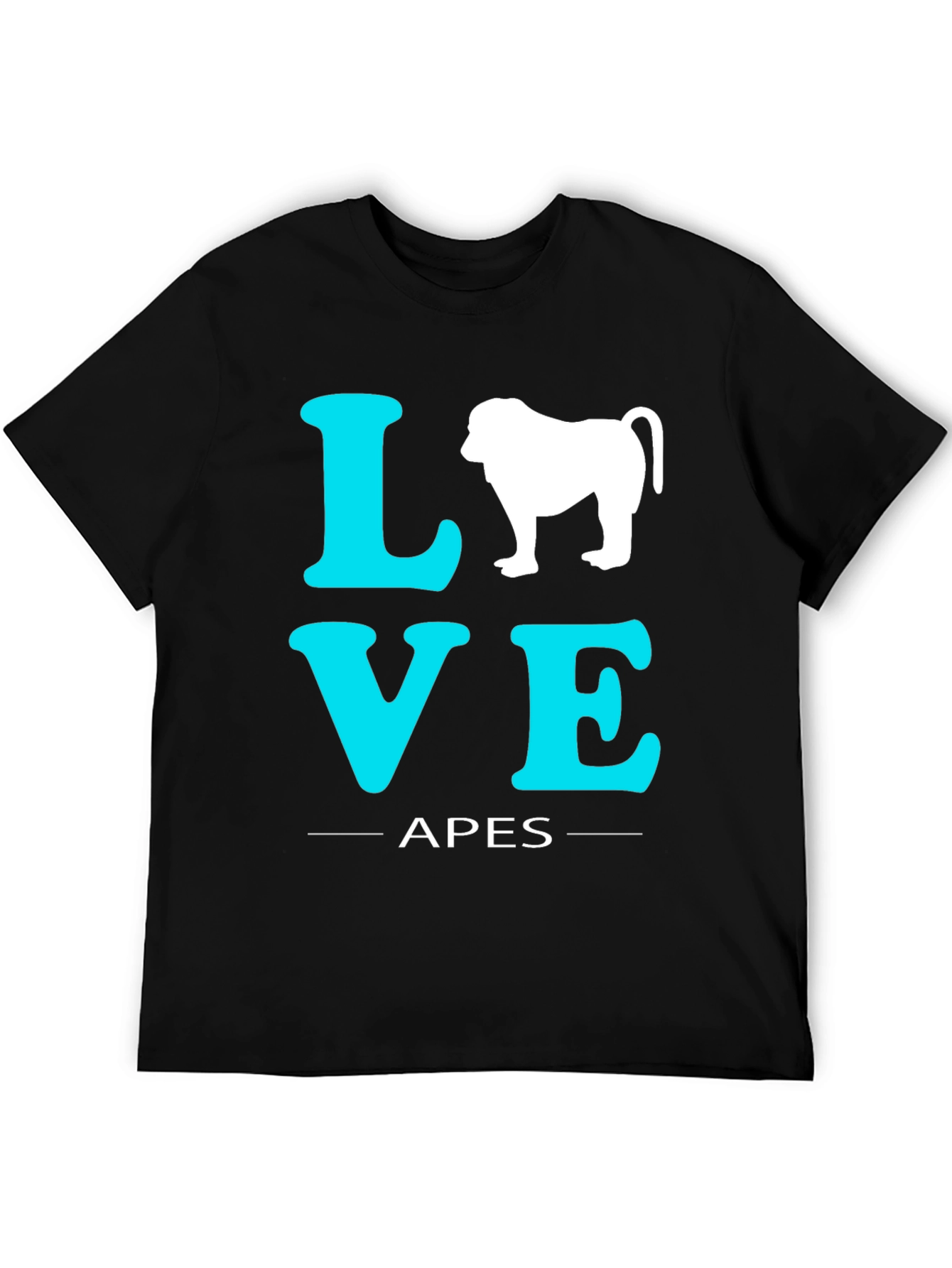 Love Apes Graphic Tee - Cool Monkey T-Shirt