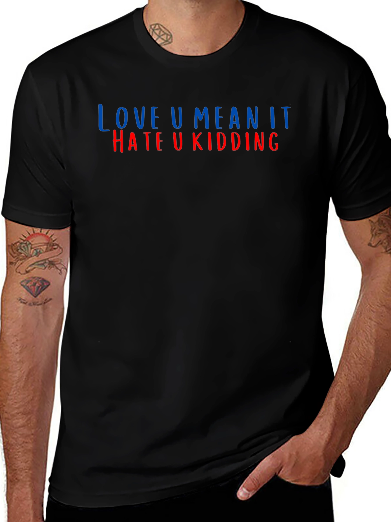 Love/Hate Graphic T-Shirt