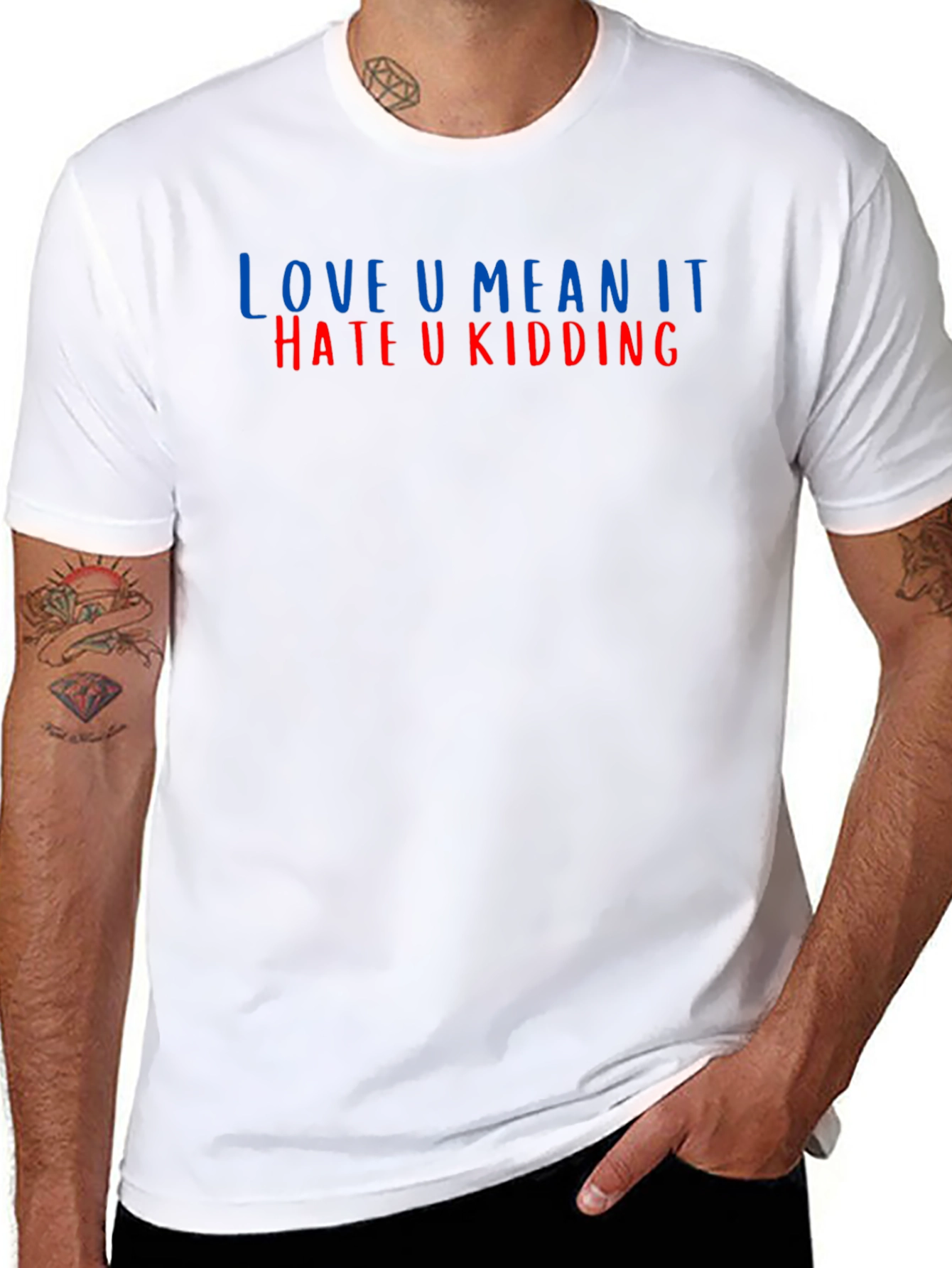 Love/Hate Graphic T-Shirt