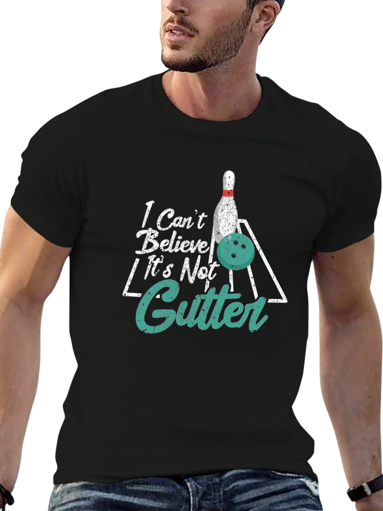 Bowling T-Shirt: I Cant Believe Its Not Gutter