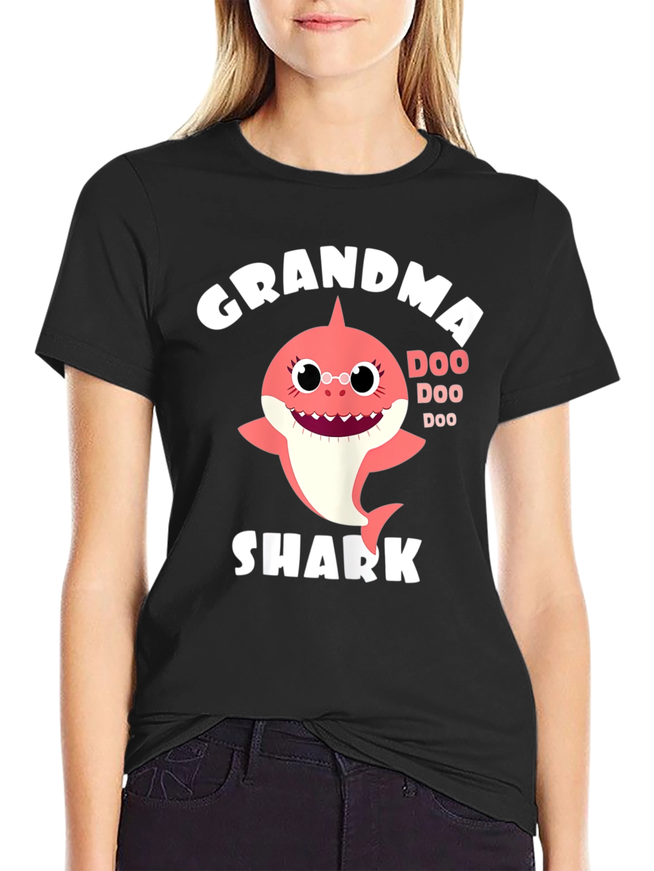 Grandma Shark Doo Doo T-Shirt - Family Matching Tee