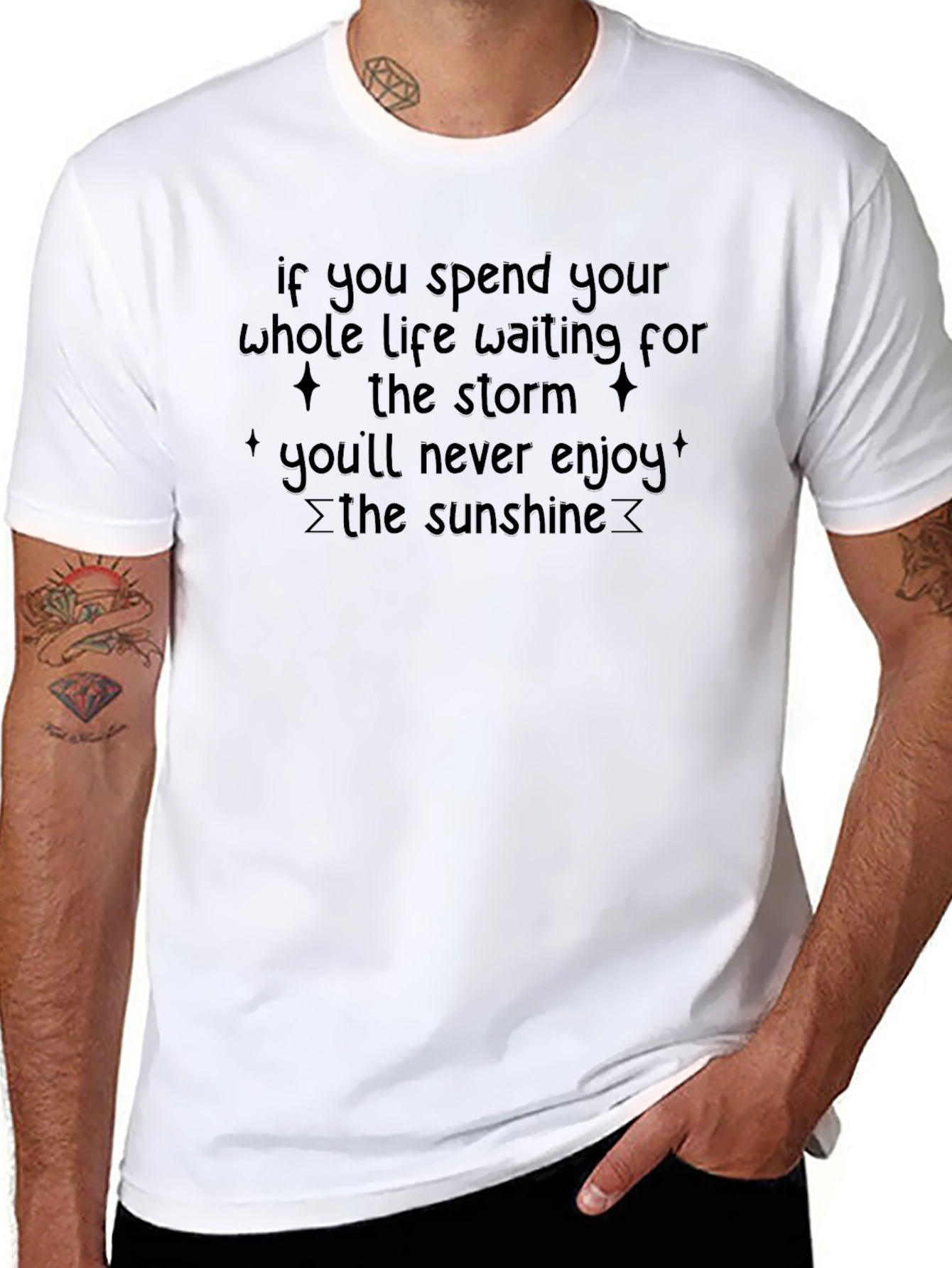 Inspirational Graphic Tee - Enjoy the Sunshine
