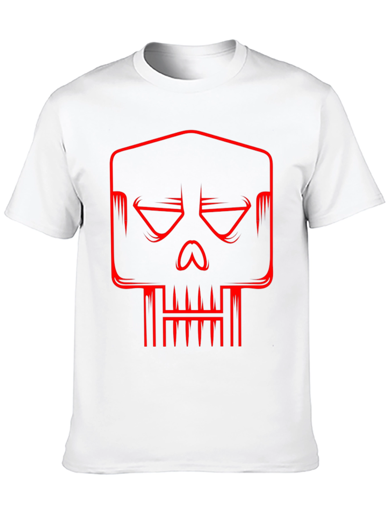 Red Skull Graphic Black T-Shirt