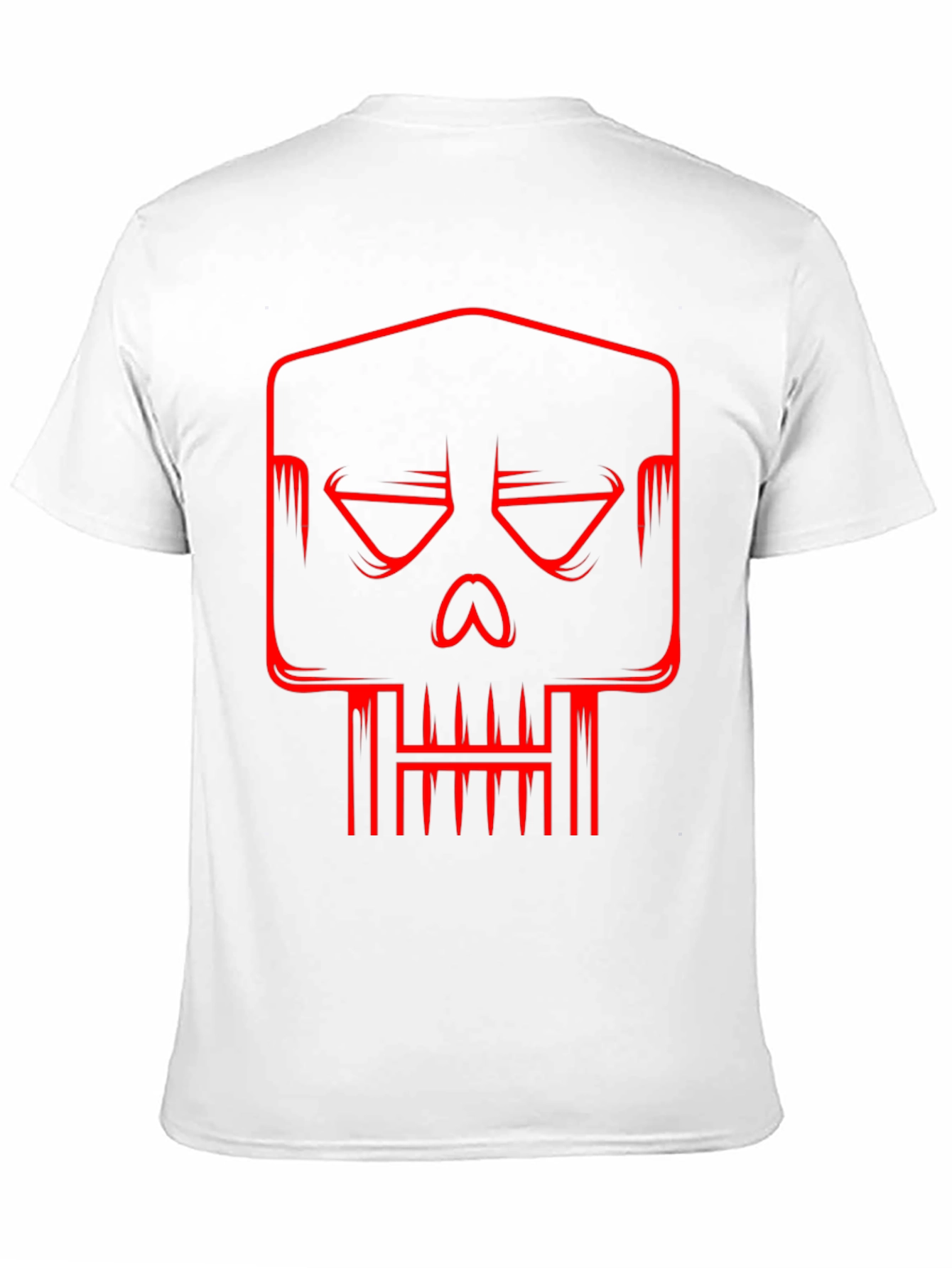 Red Skull Graphic Black T-Shirt
