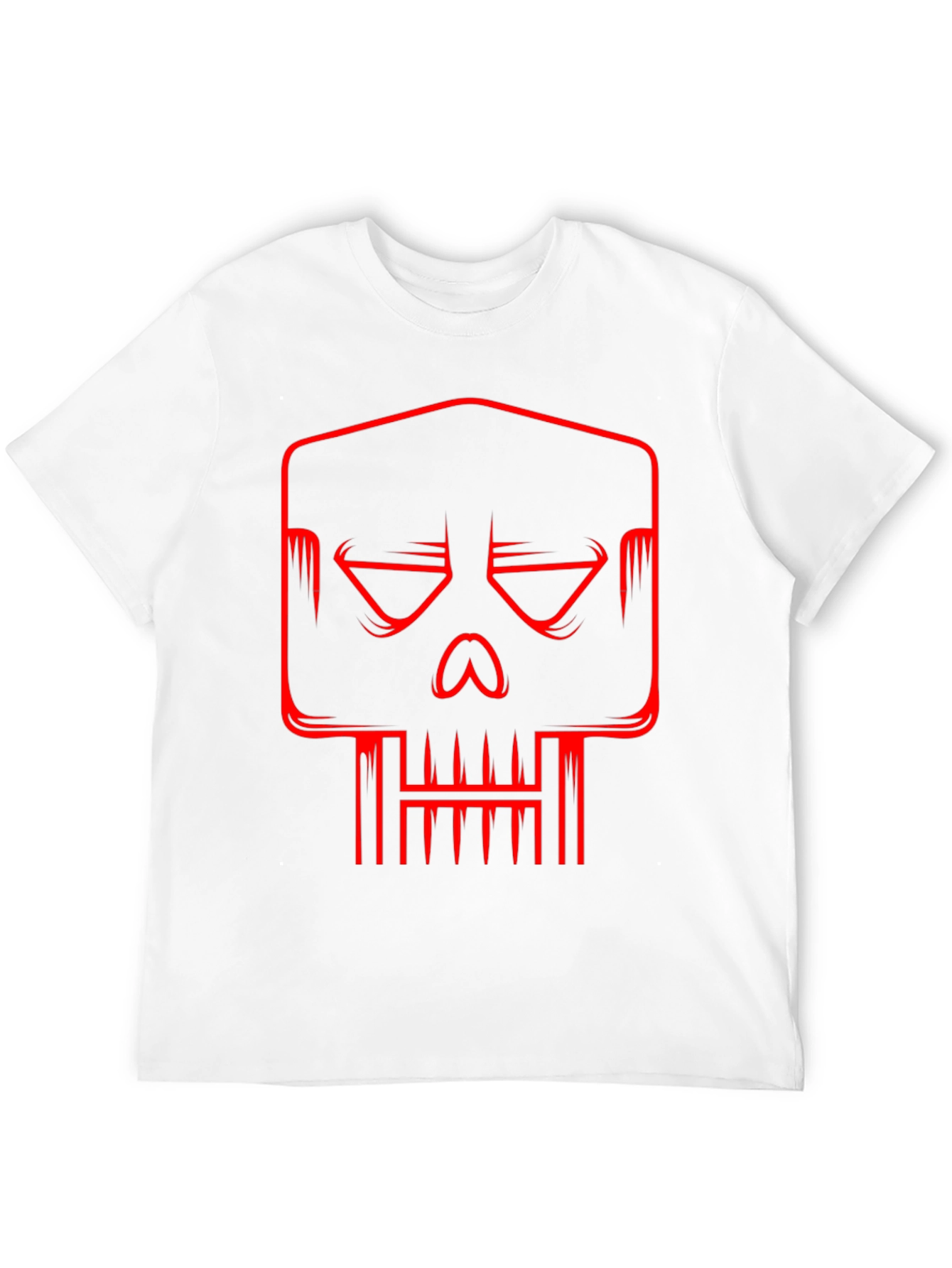 Red Skull Graphic Black T-Shirt