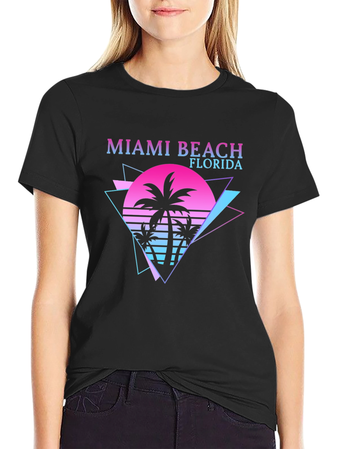 Miami Beach Florida Retro Style T-Shirt