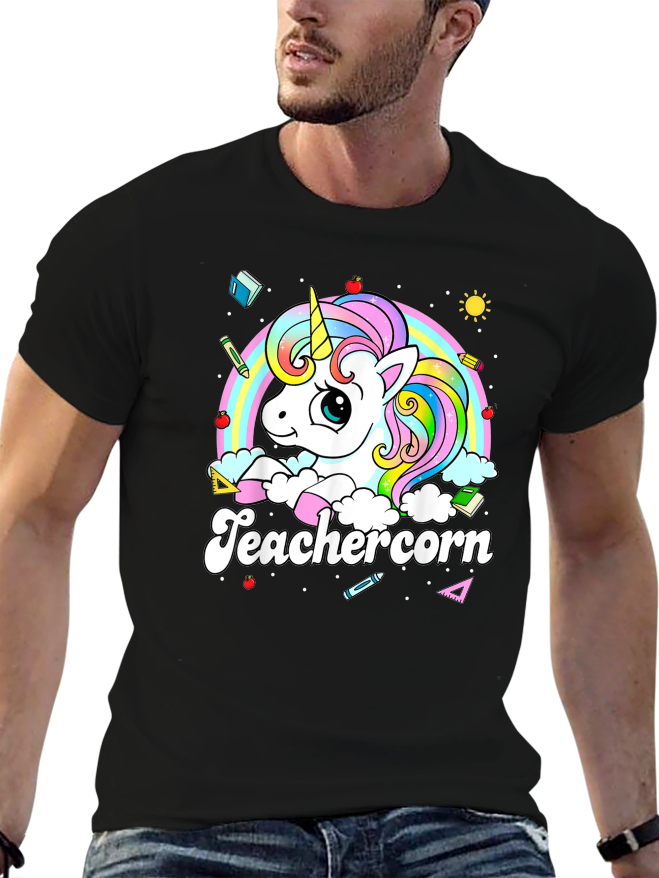 Teachercorn Graphic T-Shirt