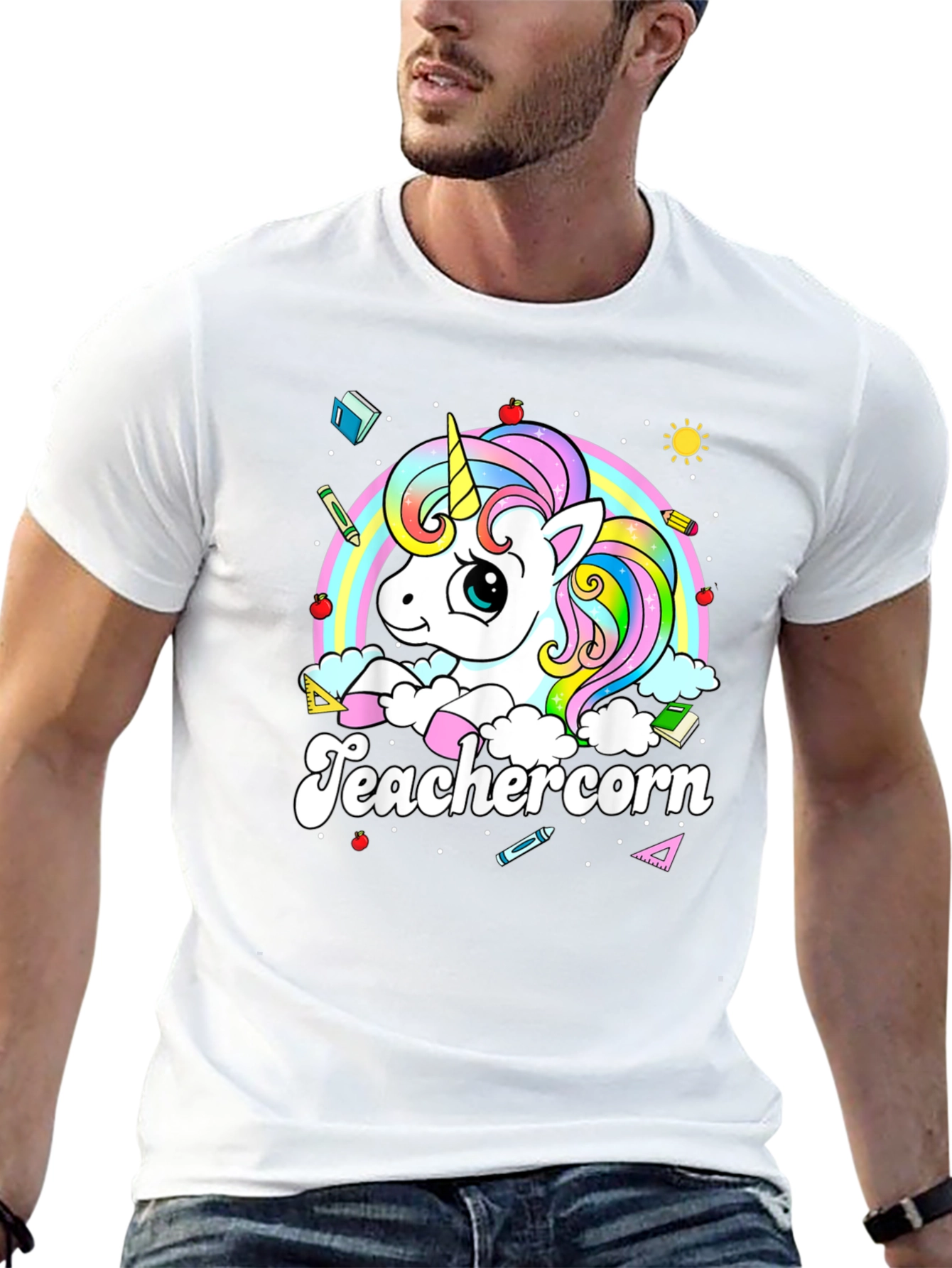 Teachercorn Graphic T-Shirt