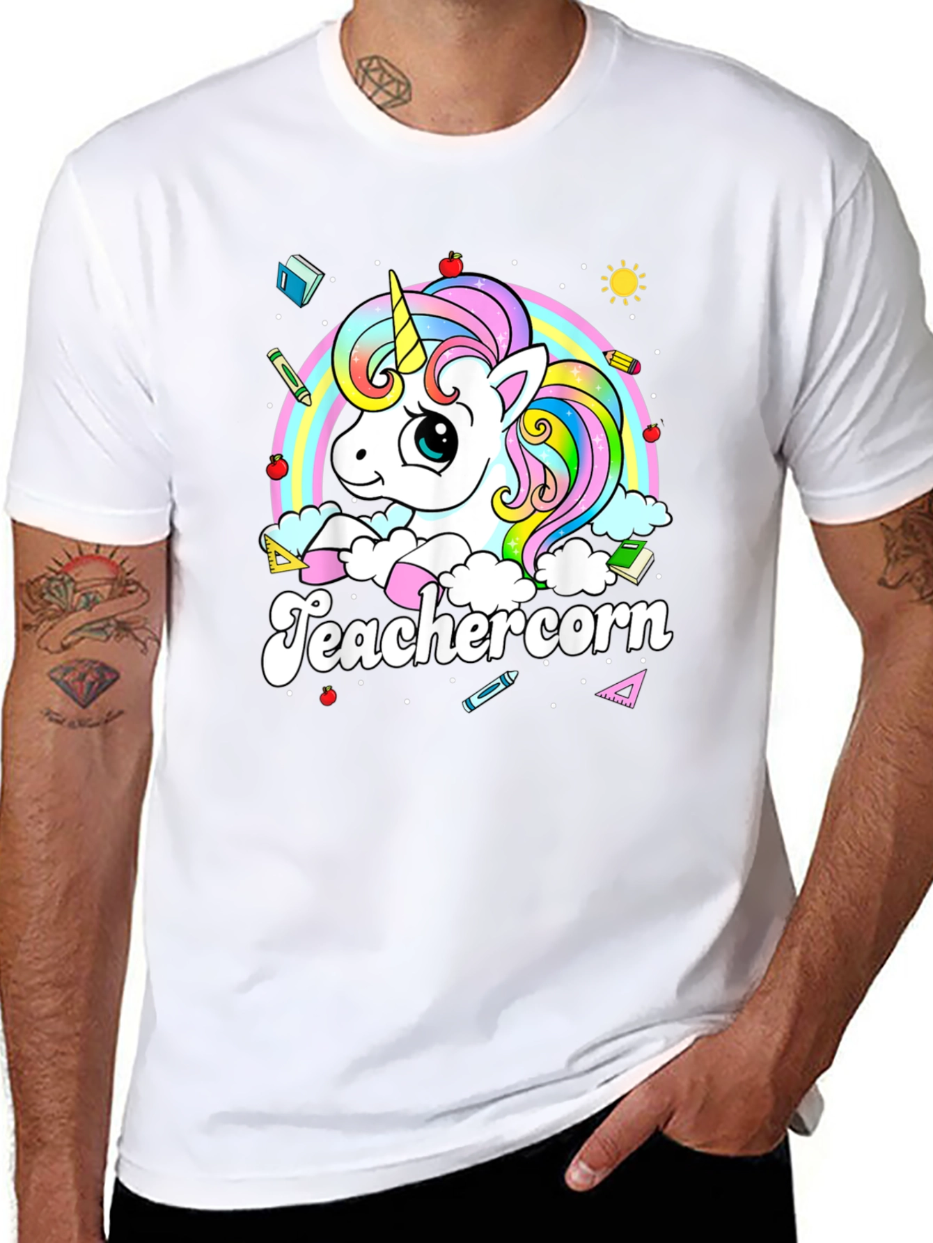 Teachercorn Graphic T-Shirt