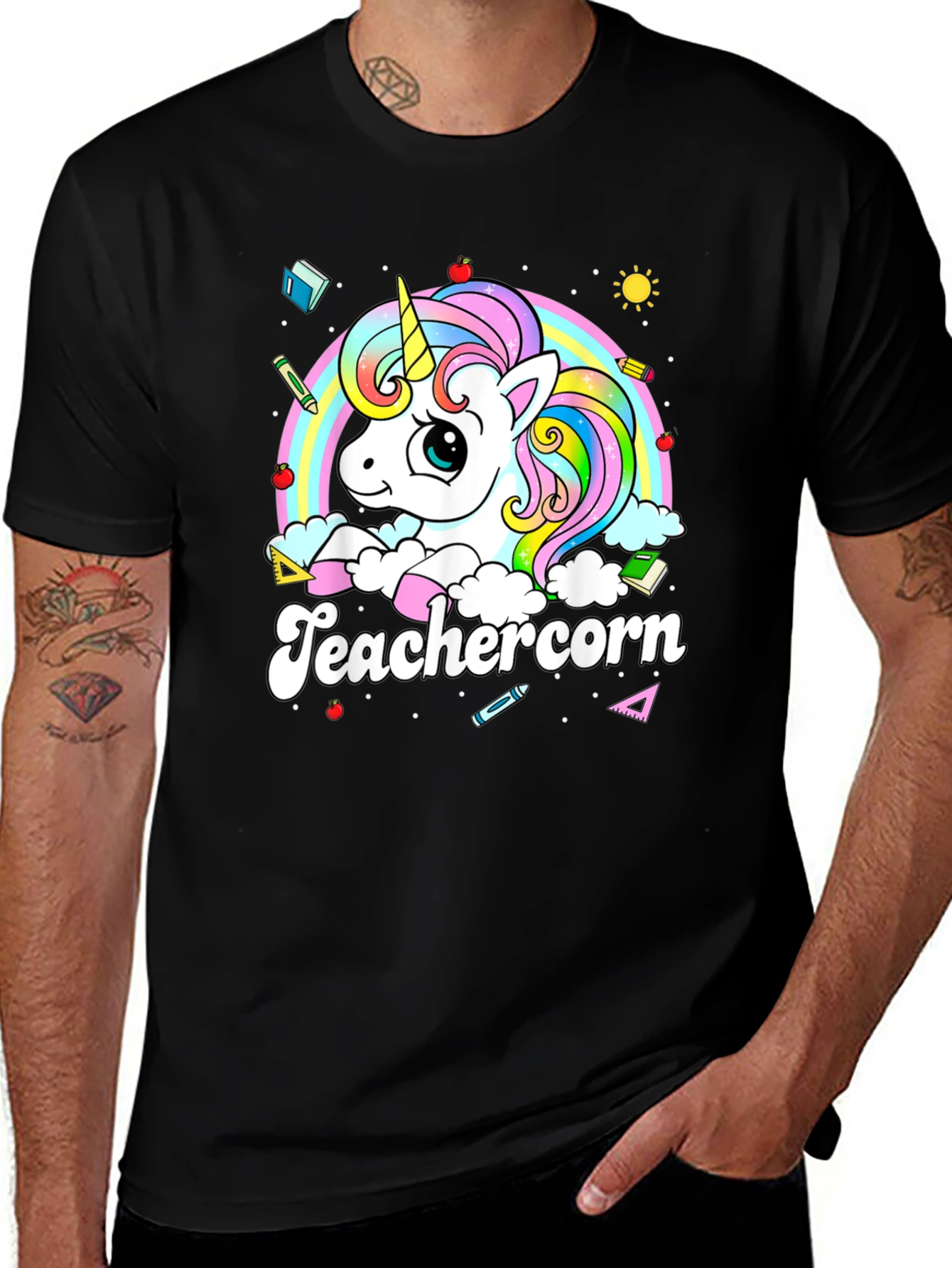 Teachercorn Graphic T-Shirt