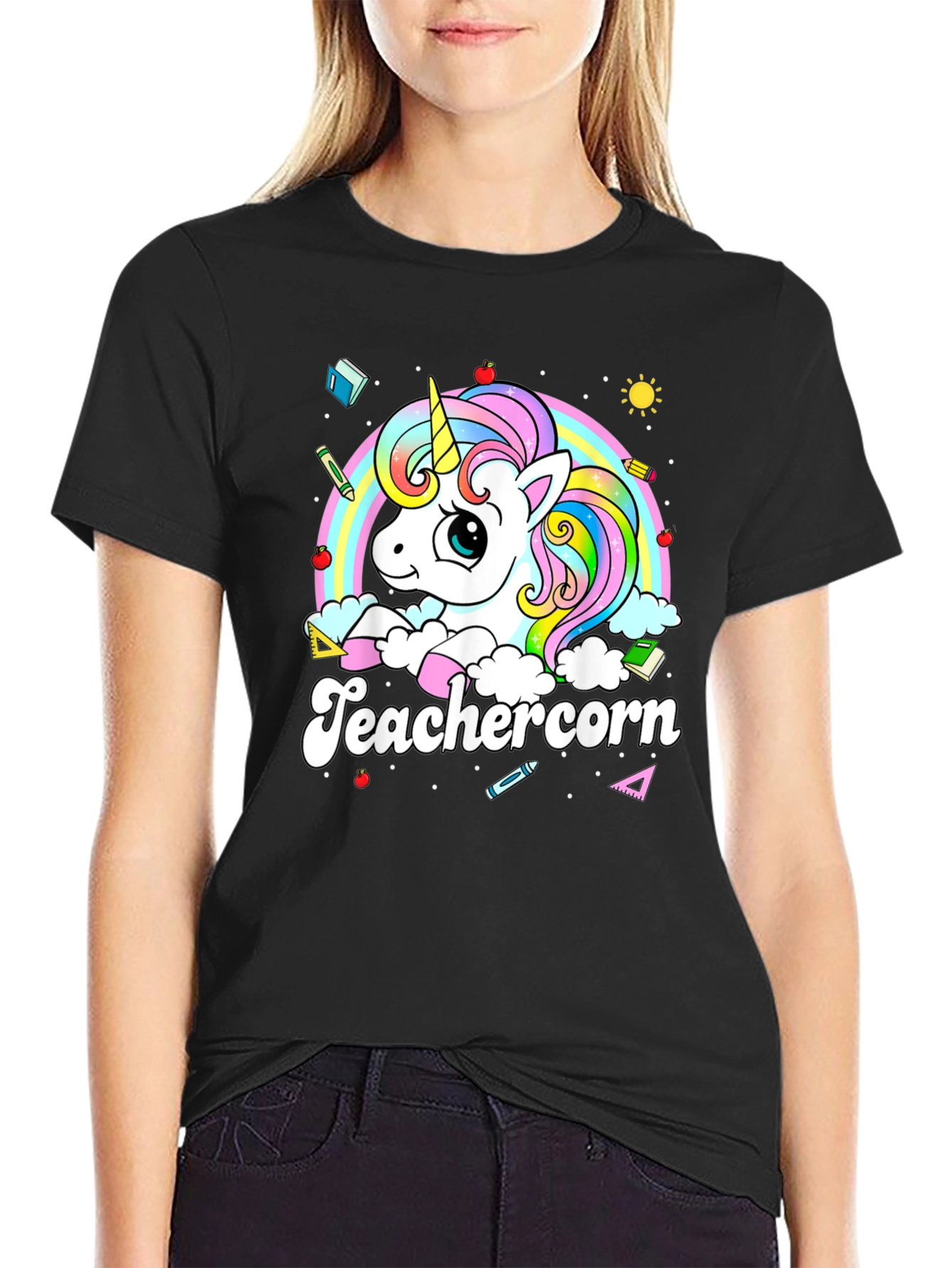 Teachercorn Graphic T-Shirt