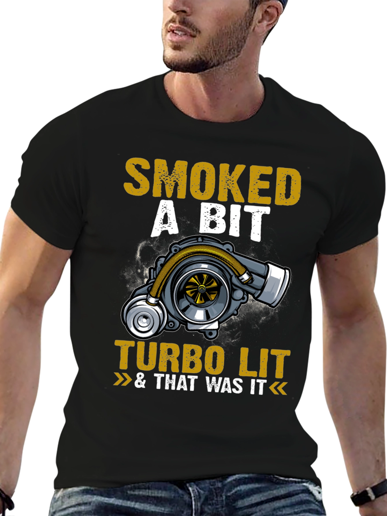 Smoked A Bit Turbo Lit Graphic T-Shirt