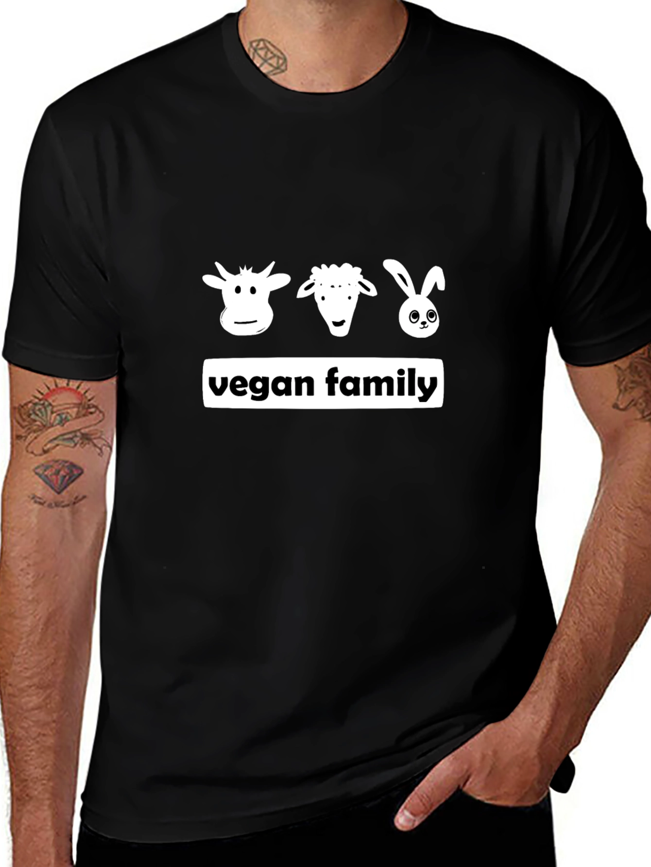 Vegan Family T-Shirt - Animal Lover Tee