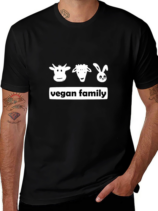 Vegan Family T-Shirt - Animal Lover Tee