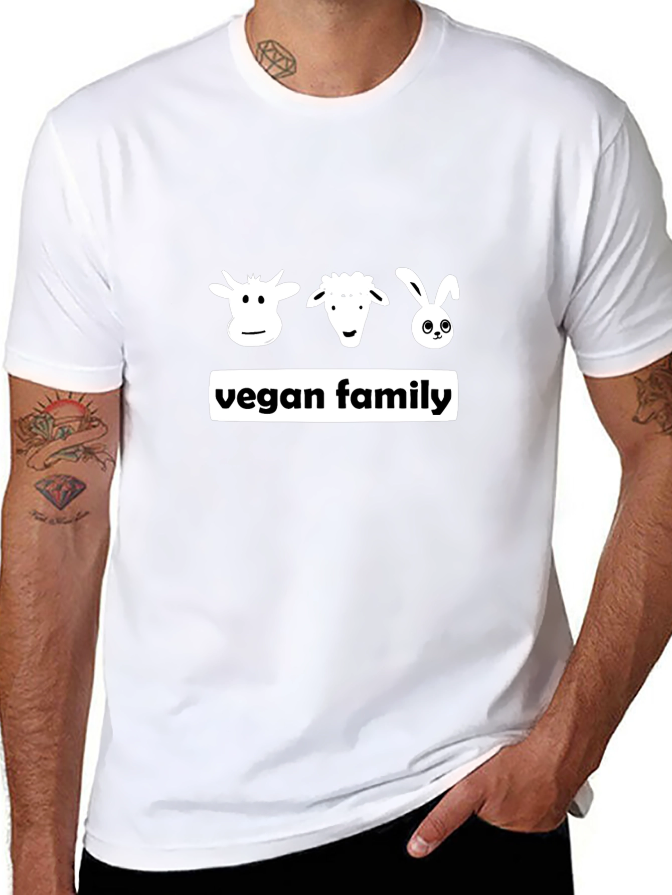 Vegan Family T-Shirt - Animal Lover Tee