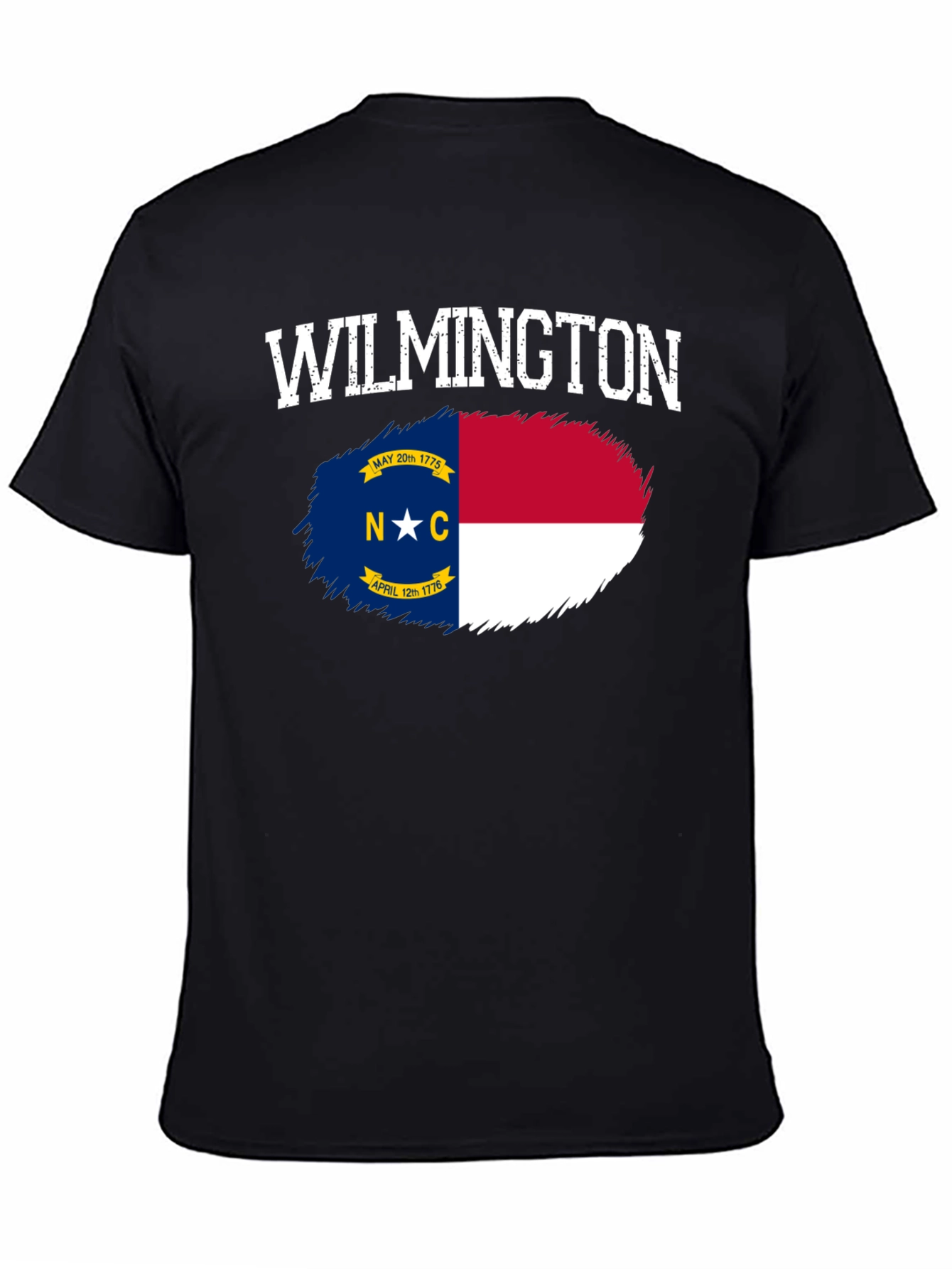Wilmington North Carolina Flag Graphic T-Shirt