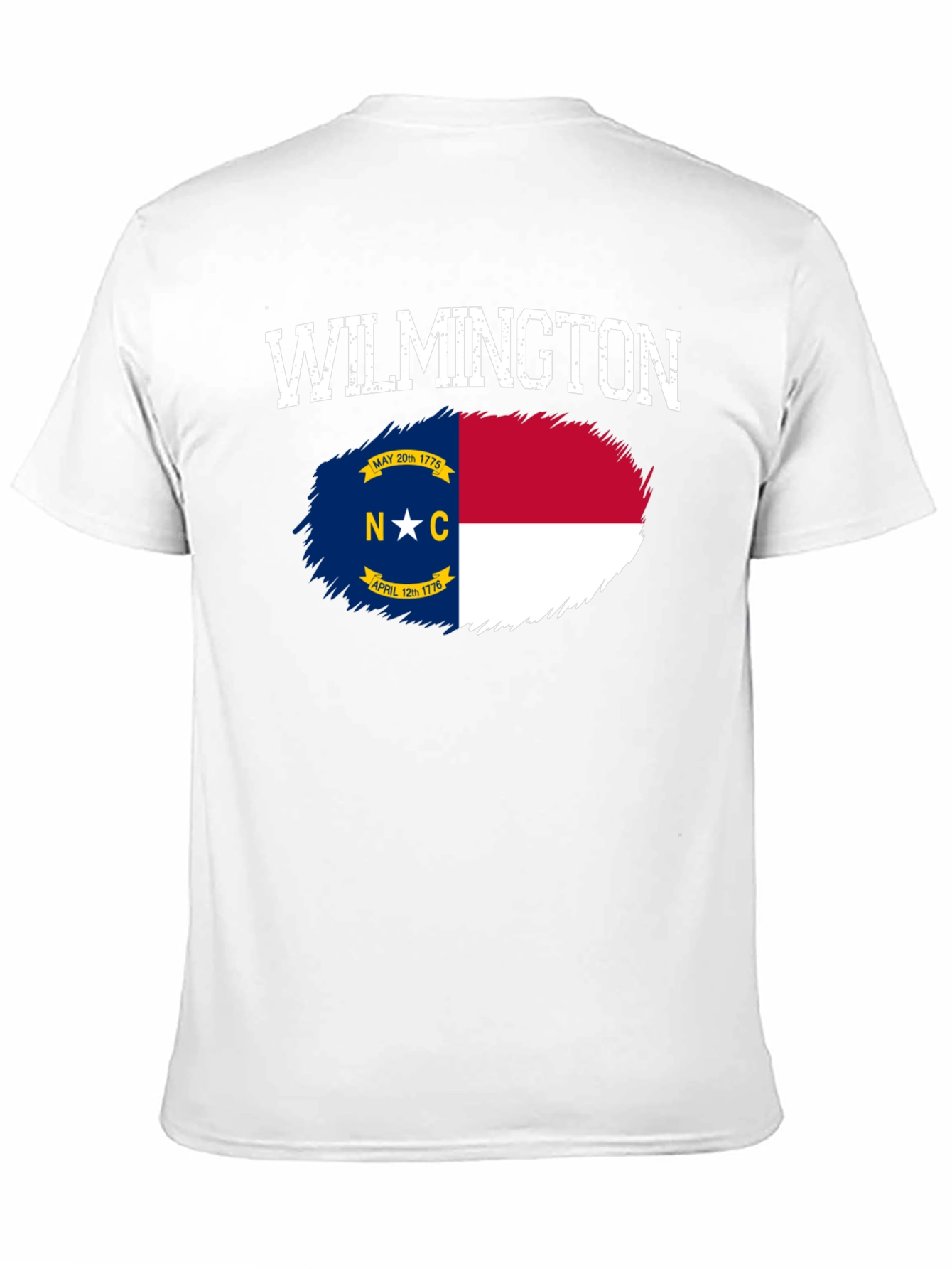 Wilmington North Carolina Flag Graphic T-Shirt