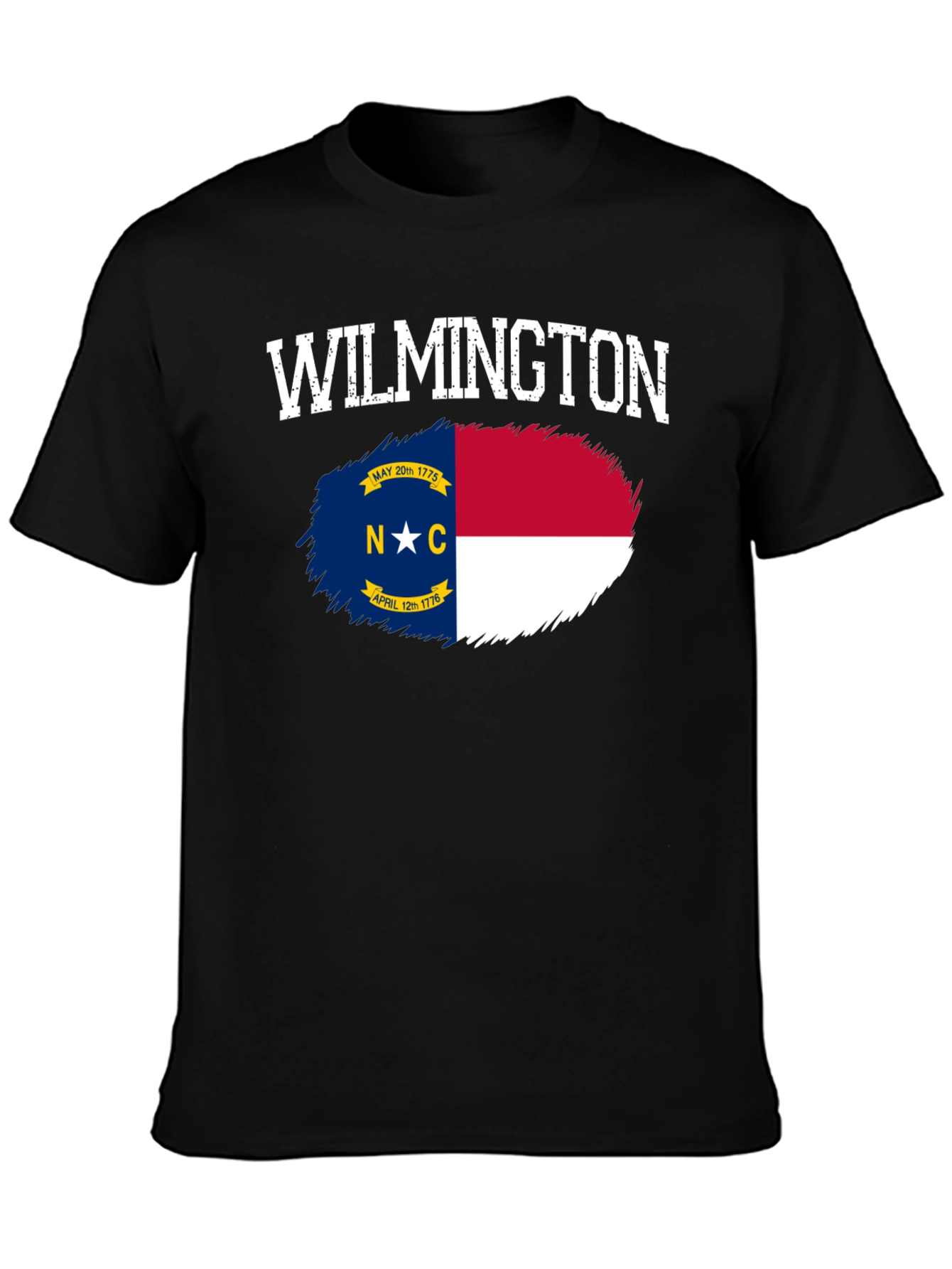Wilmington North Carolina Flag Graphic T-Shirt