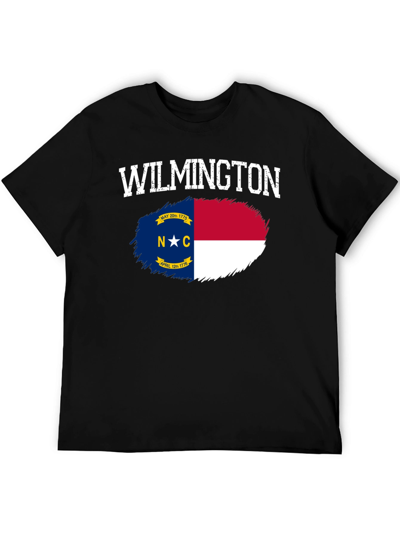 Wilmington North Carolina Flag Graphic T-Shirt
