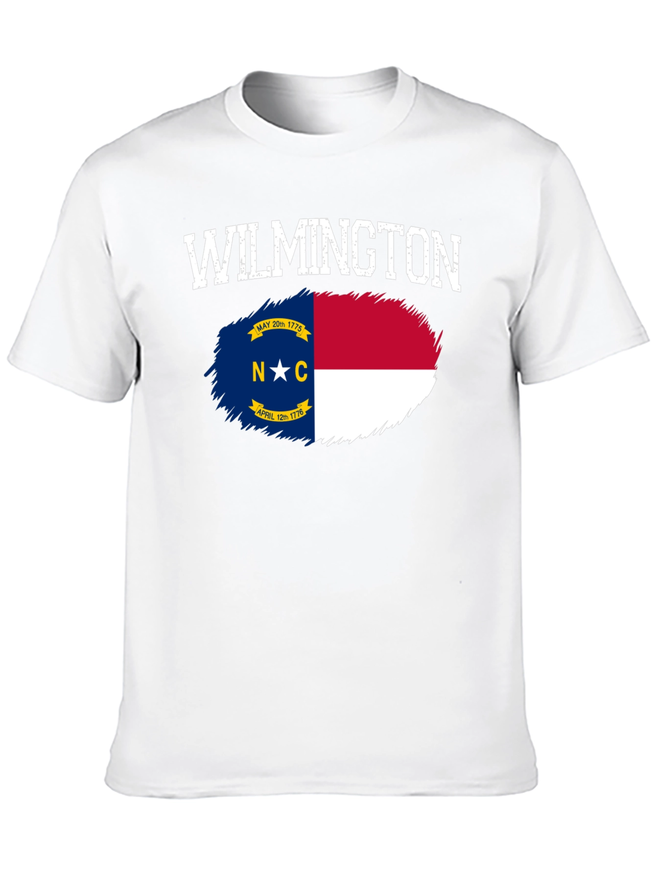 Wilmington North Carolina Flag Graphic T-Shirt