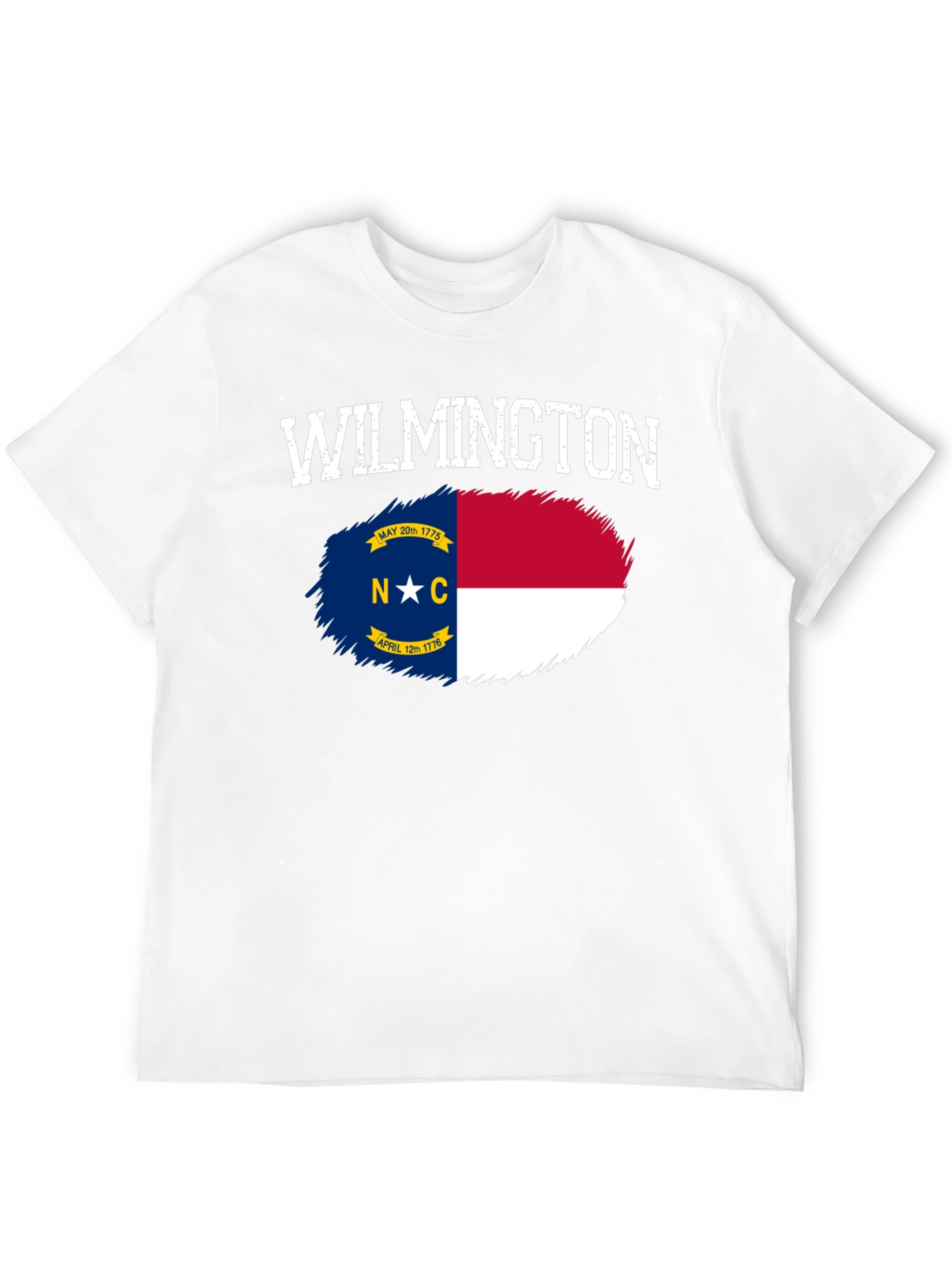 Wilmington North Carolina Flag Graphic T-Shirt