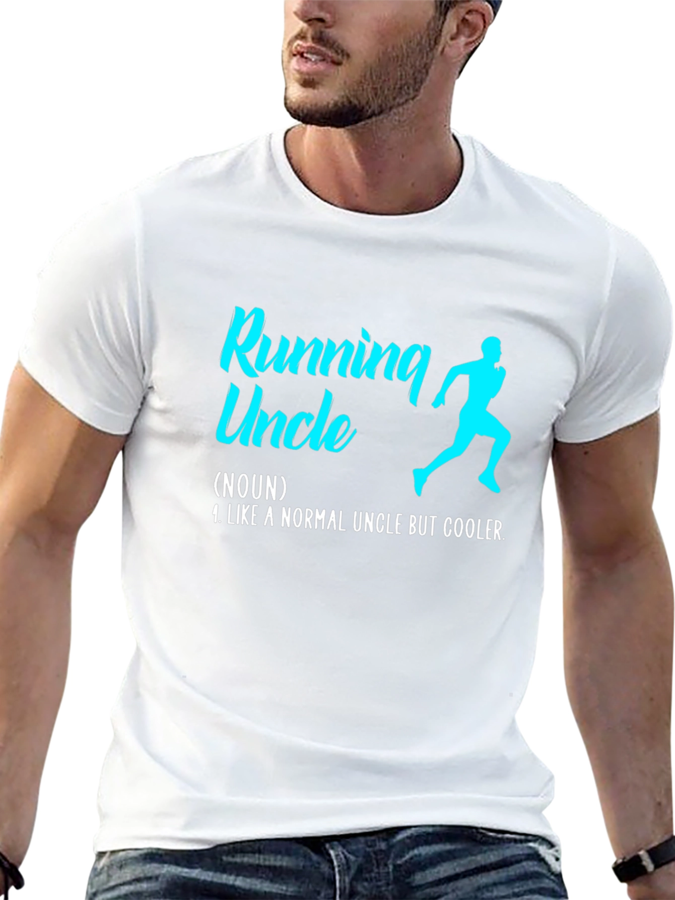 Running Uncle T-Shirt - Cool Uncle Definition Tee