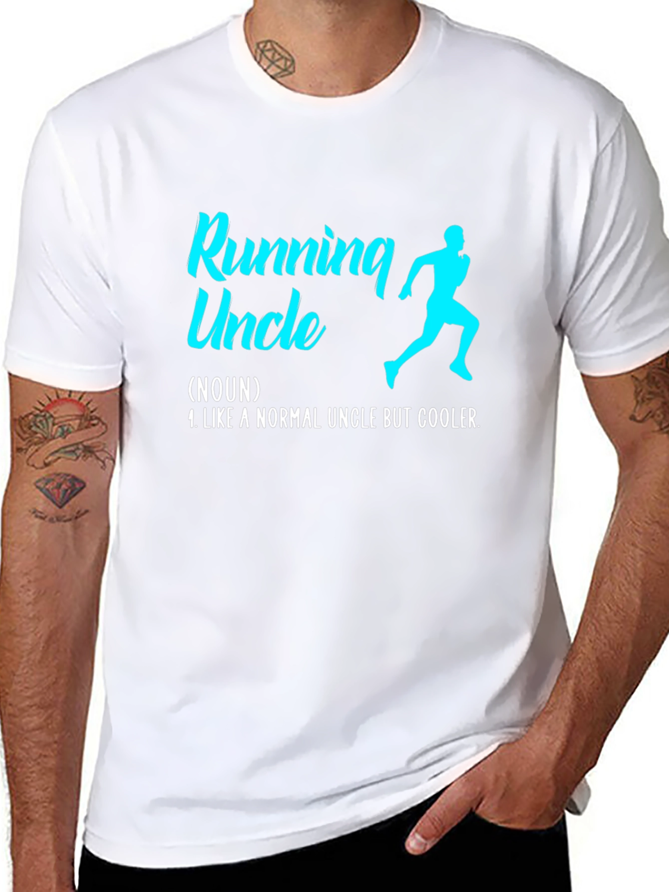 Running Uncle T-Shirt - Cool Uncle Definition Tee