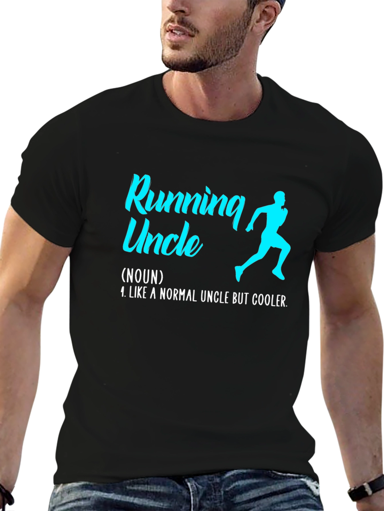 Running Uncle T-Shirt - Cool Uncle Definition Tee
