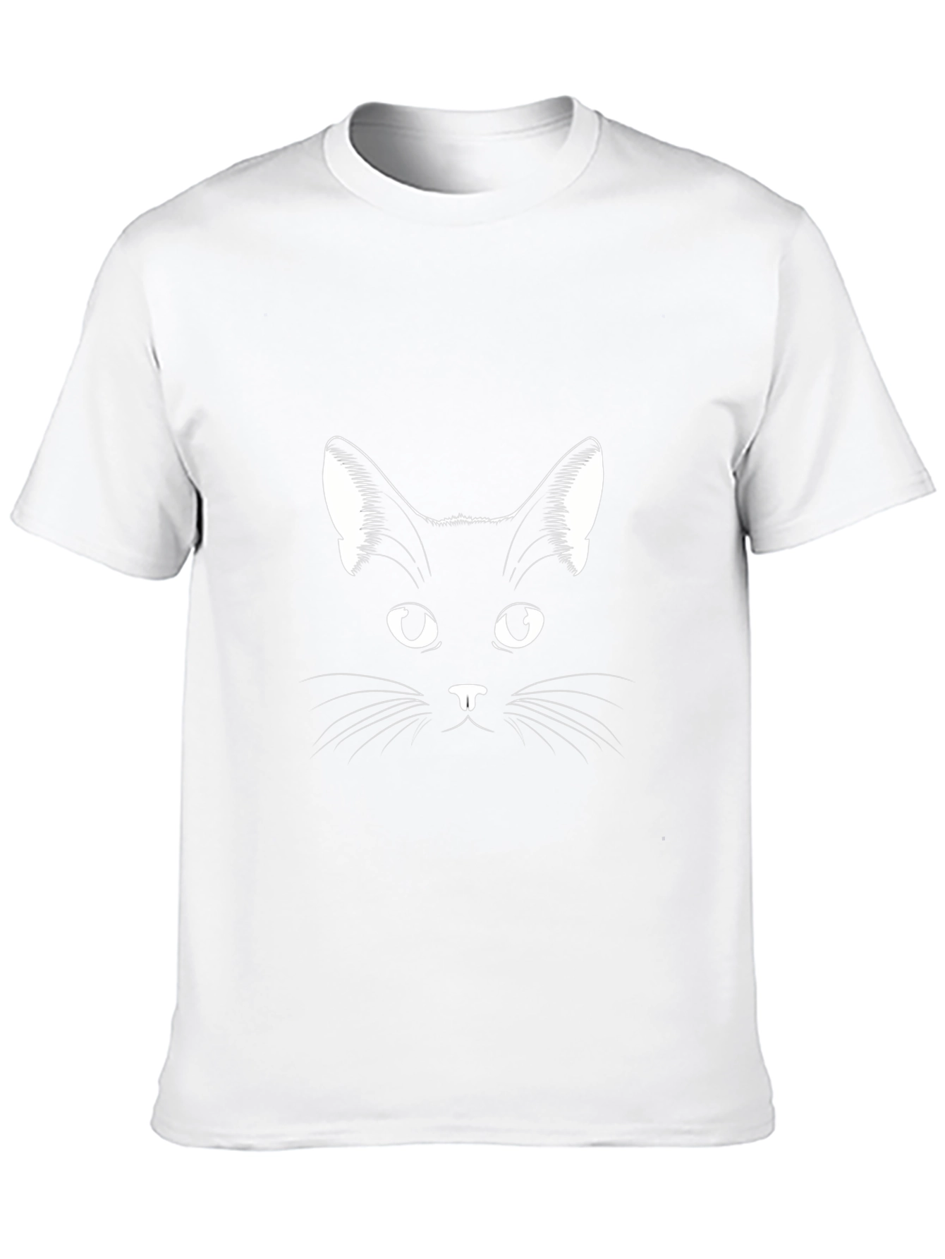 Black Cat Graphic Tee - Stylish Mens T-Shirt