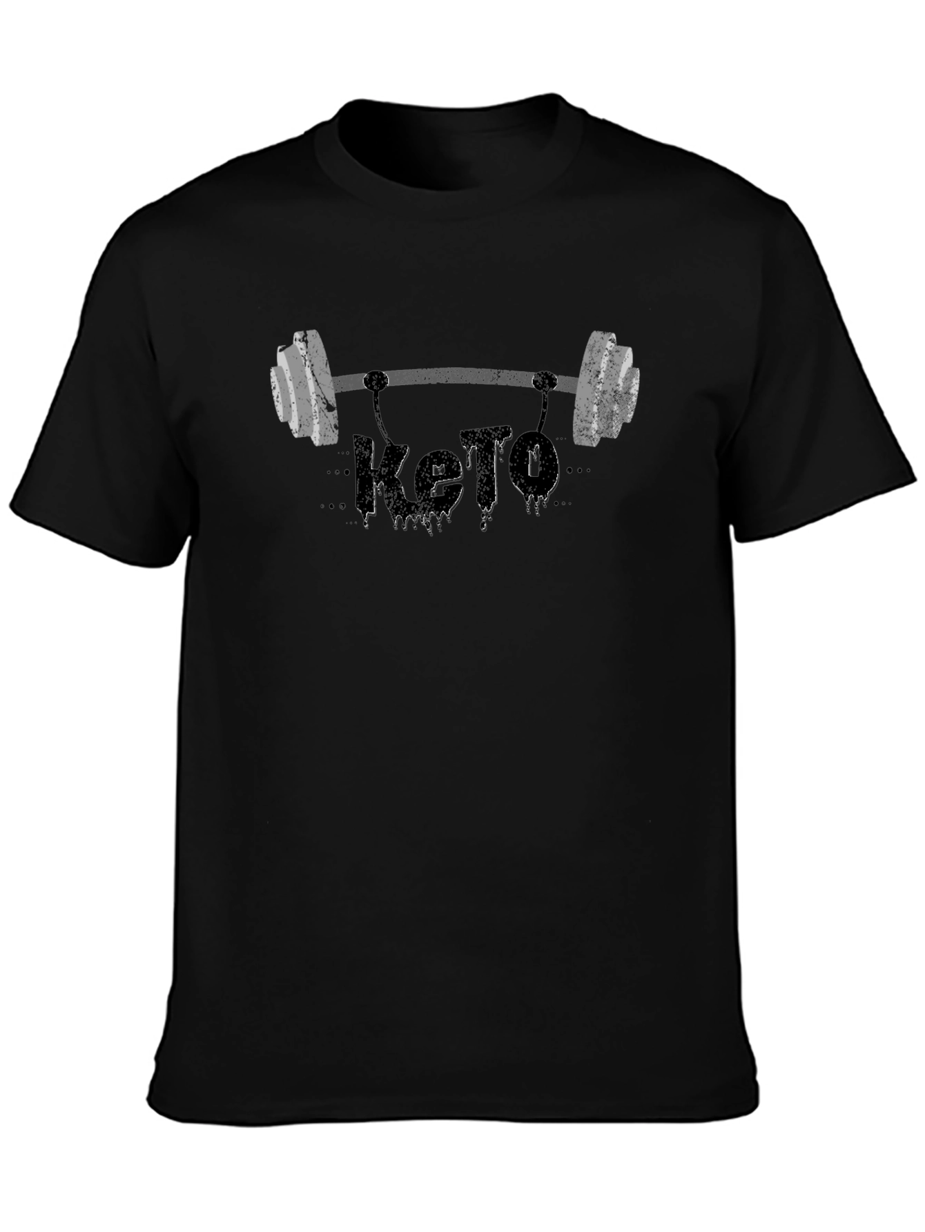 Keto Barbell T-Shirt - Fitness & Diet Apparel