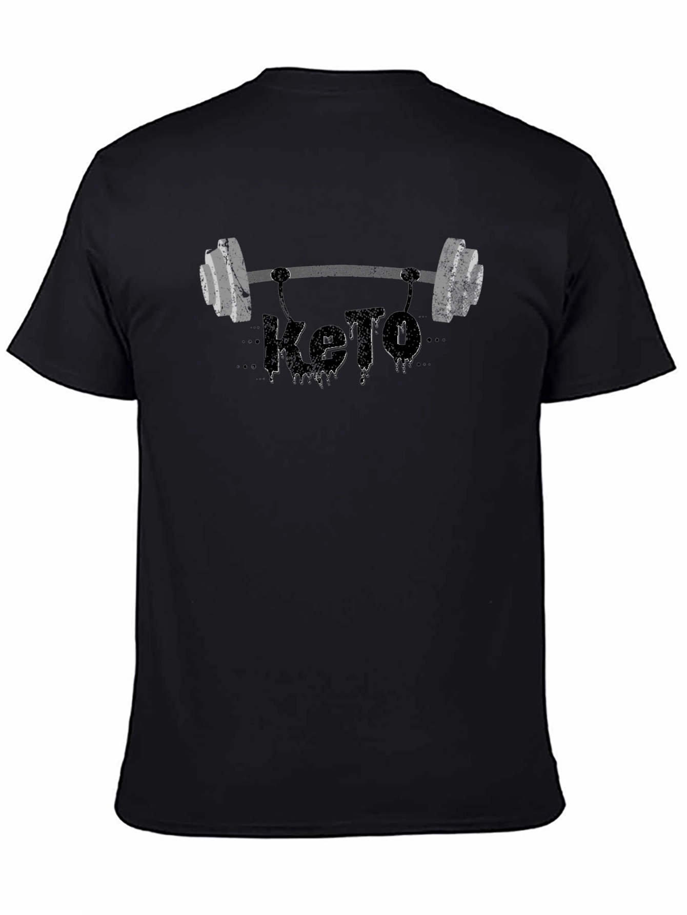 Keto Barbell T-Shirt - Fitness & Diet Apparel