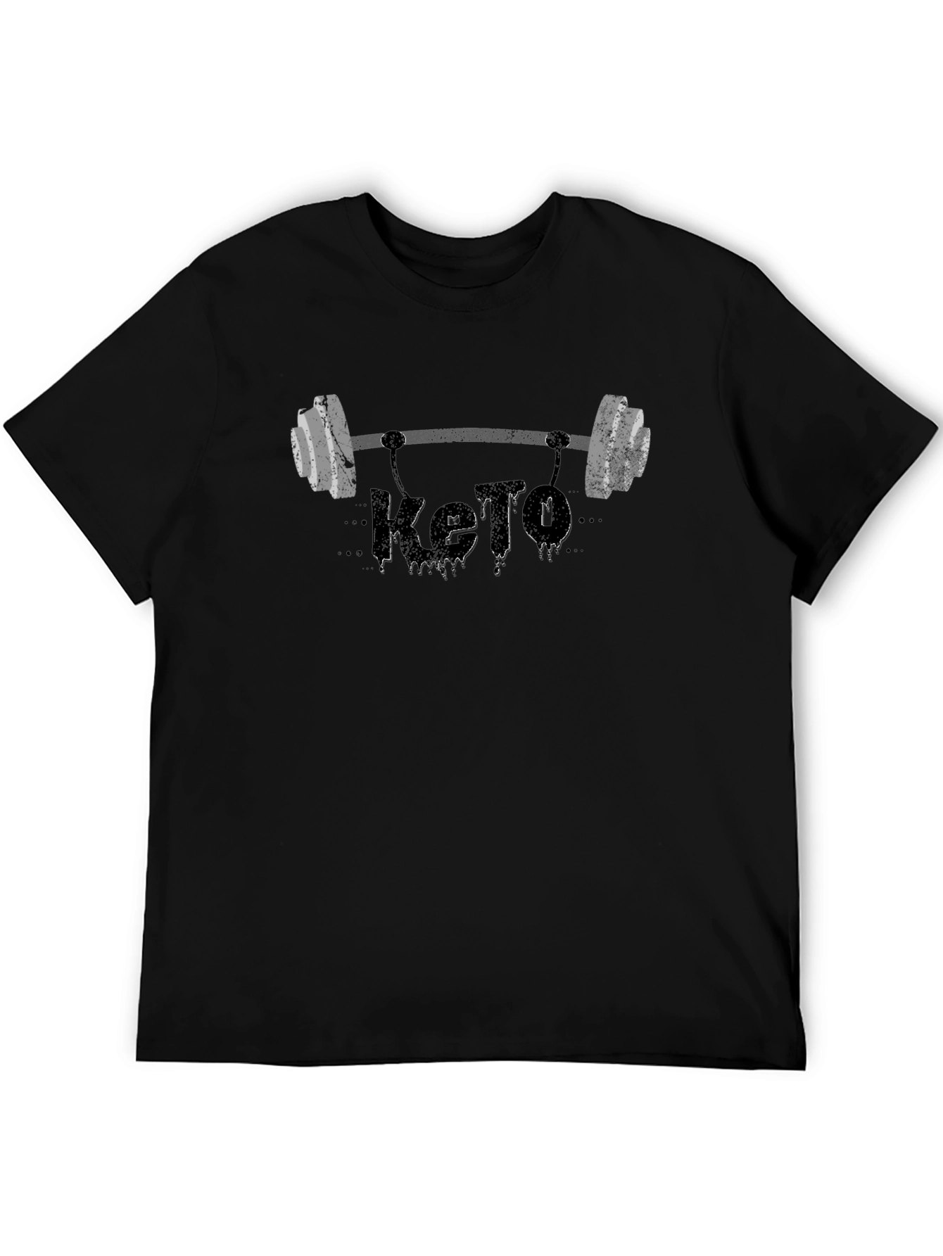 Keto Barbell T-Shirt - Fitness & Diet Apparel