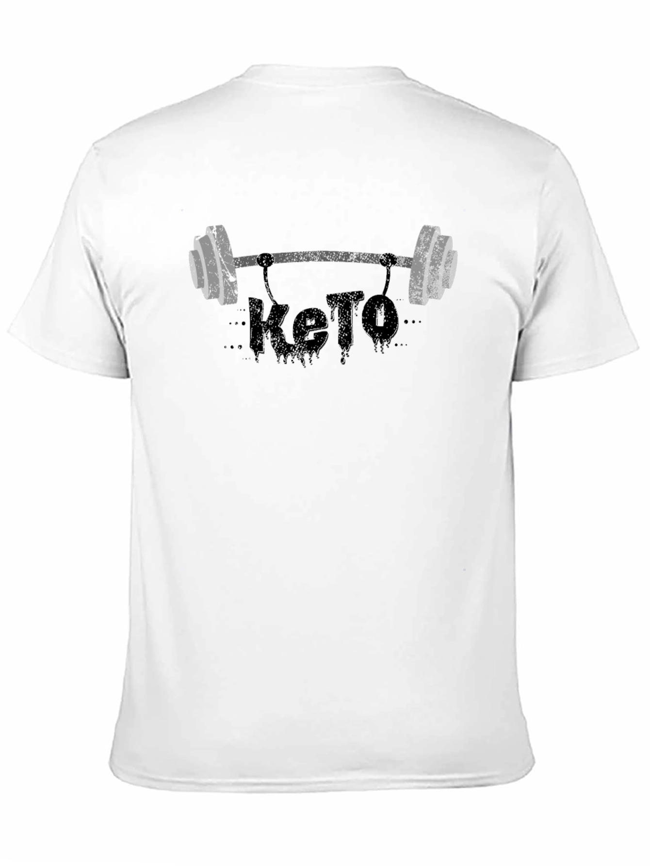 Keto Barbell T-Shirt - Fitness & Diet Apparel