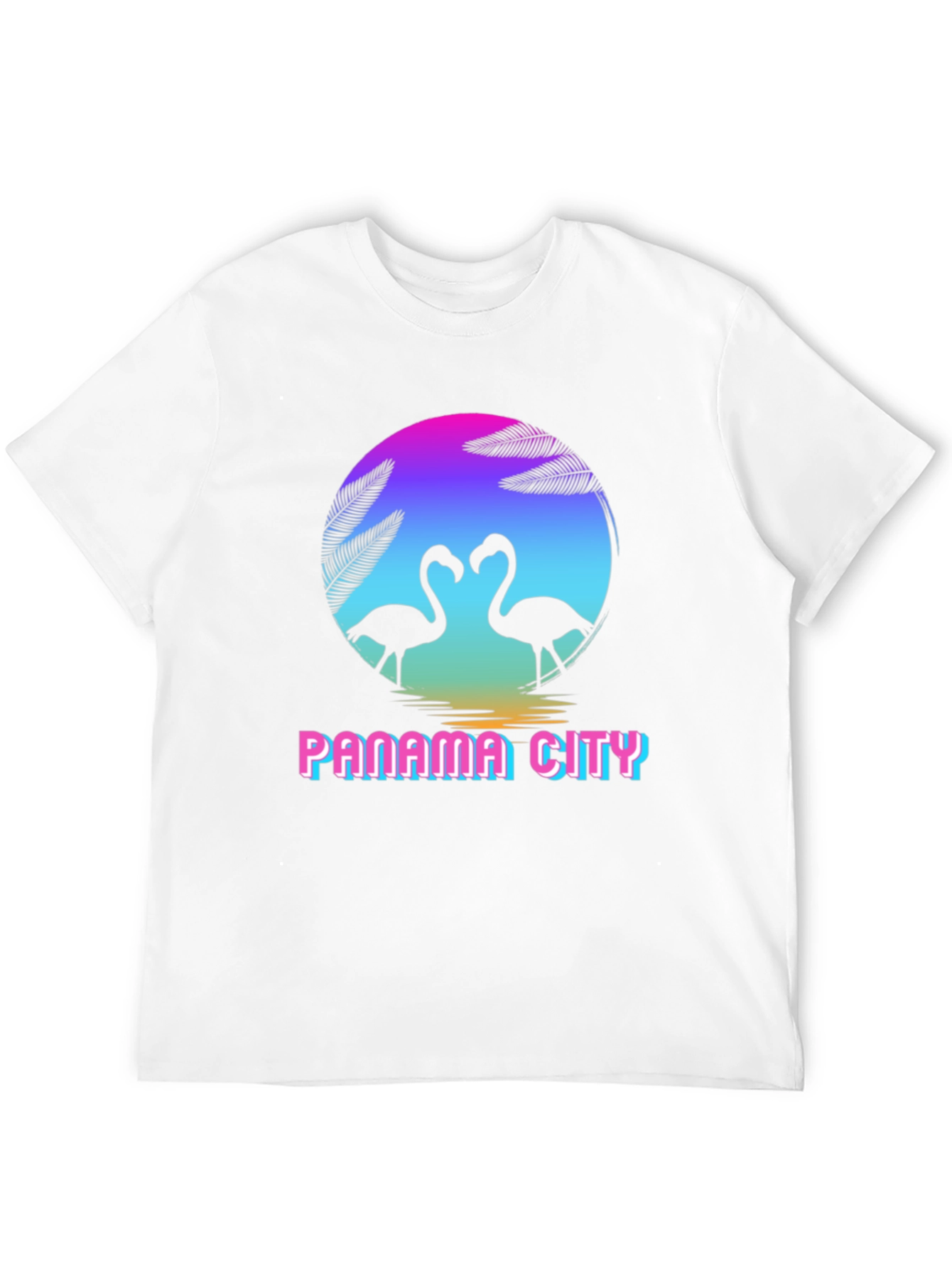 Panama City Retro Flamingo T-Shirt