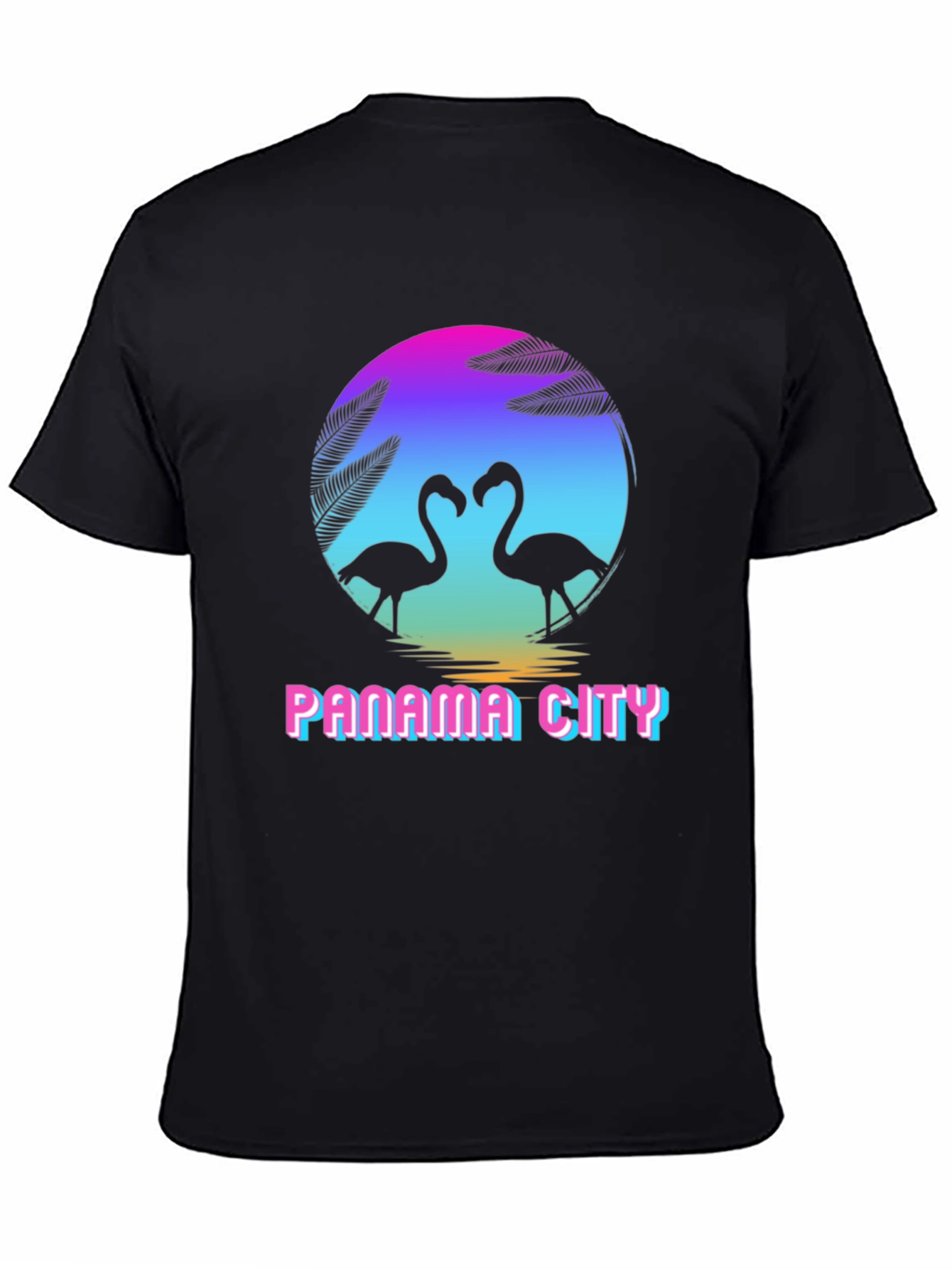 Panama City Retro Flamingo T-Shirt