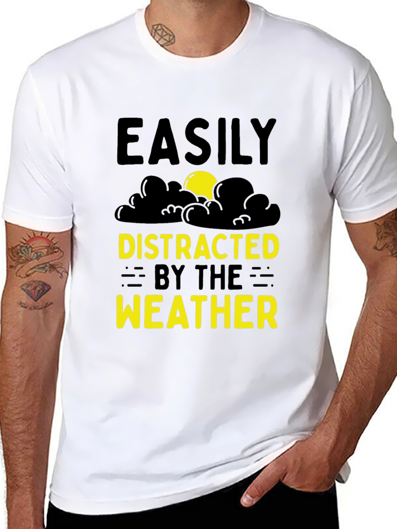 Easily Distracted by the Weather Graphic Tee