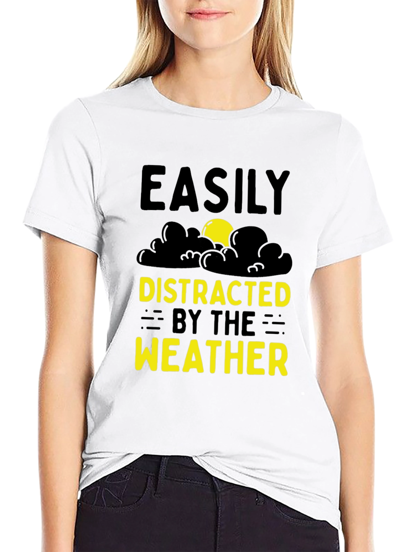 Easily Distracted by the Weather Graphic Tee