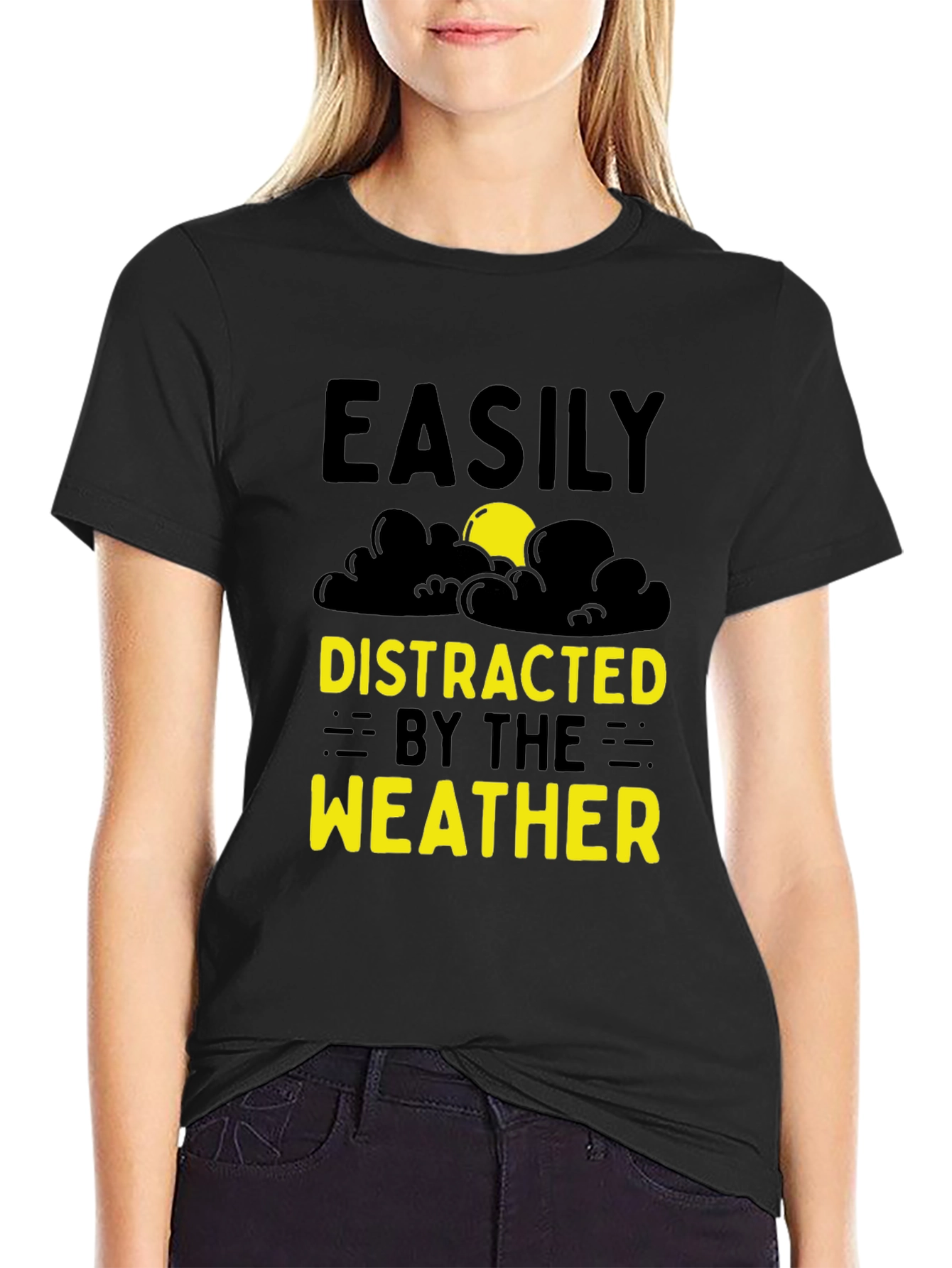 Easily Distracted by the Weather Graphic Tee