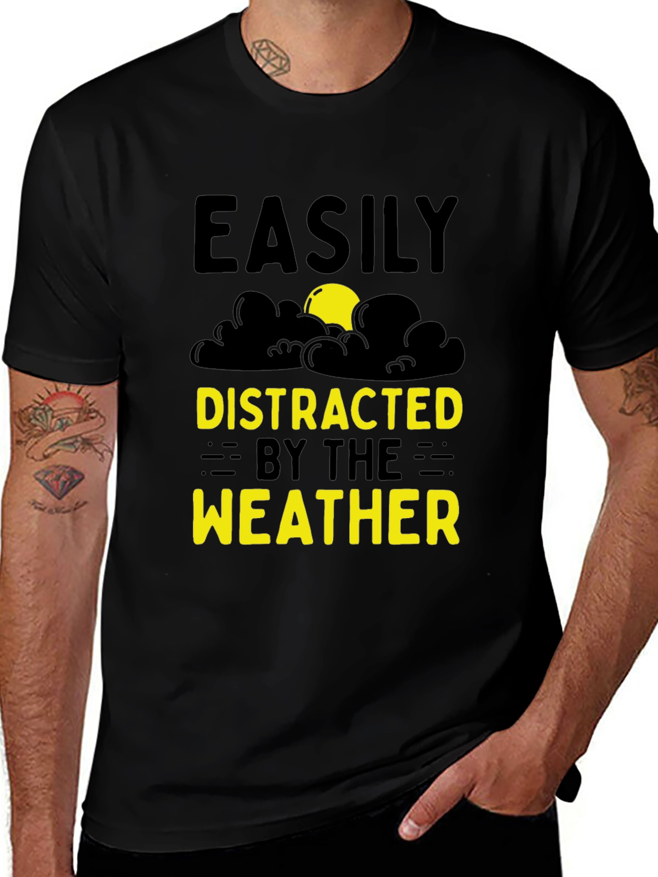 Easily Distracted by the Weather Graphic Tee