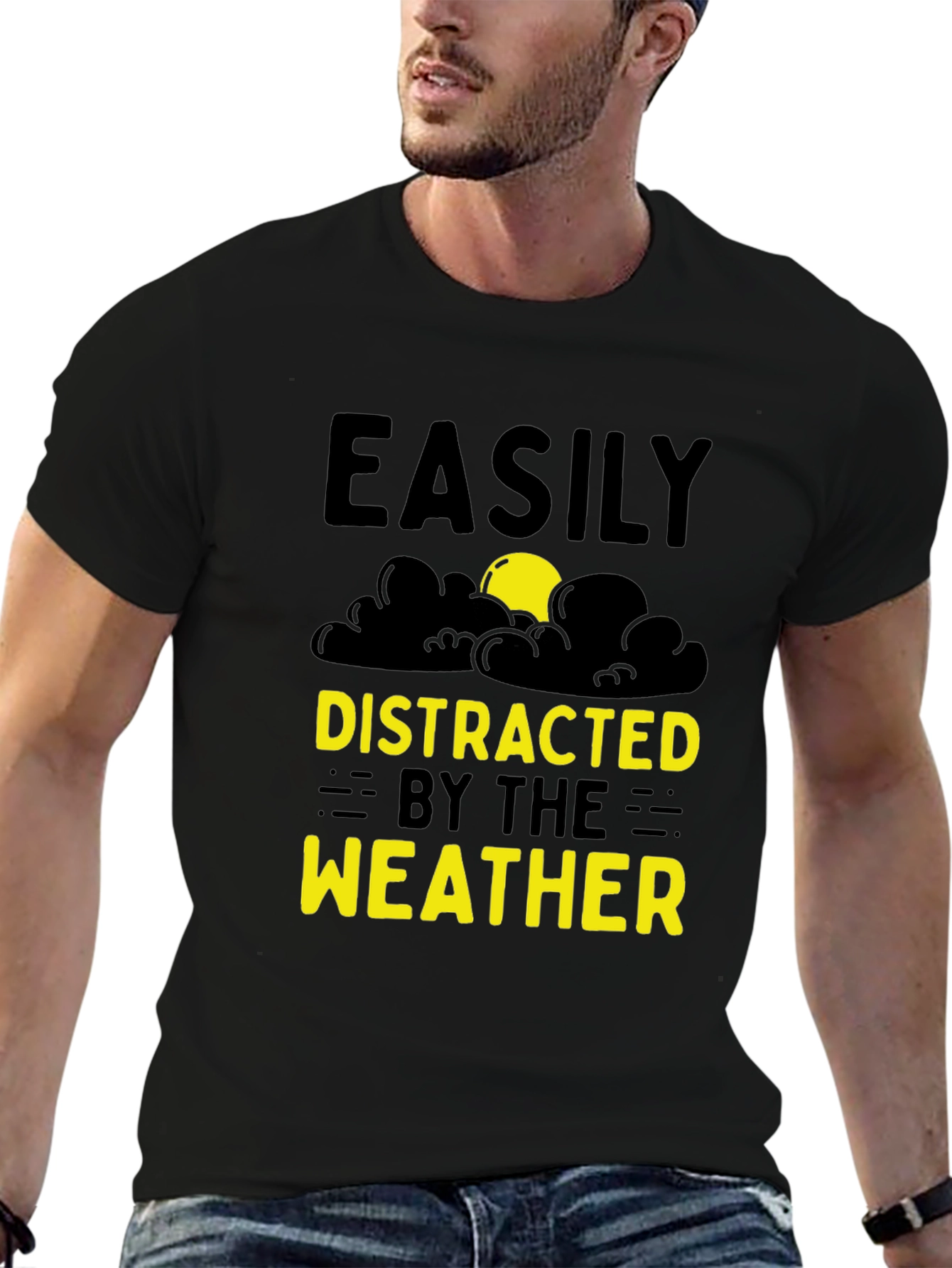 Easily Distracted by the Weather Graphic Tee