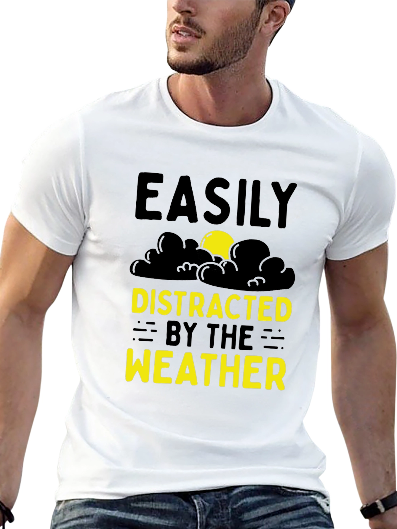Easily Distracted by the Weather Graphic Tee