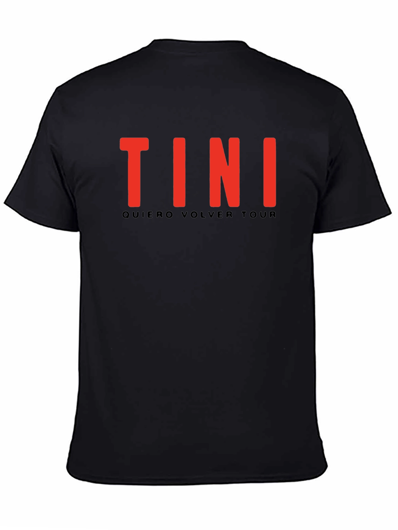 TINI Quiero Volver Tour Black T-Shirt