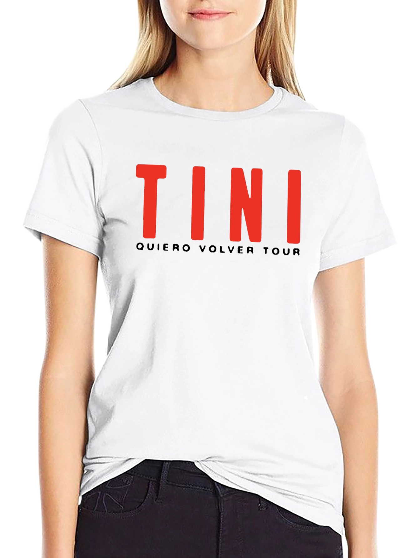 TINI Quiero Volver Tour Black T-Shirt